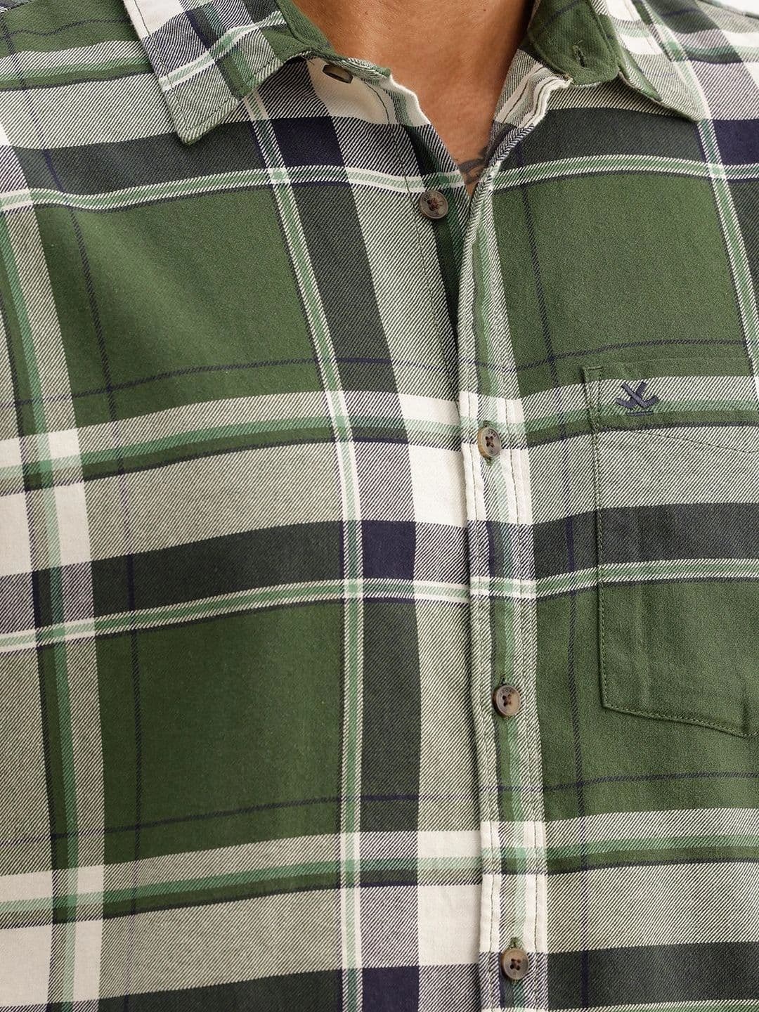 WROGN Men Checked Casual Shirt thumbnail 5