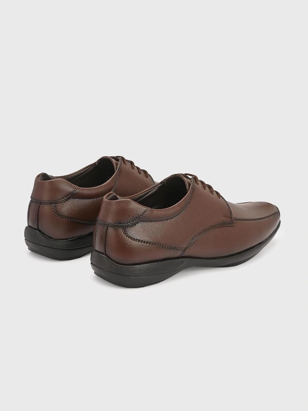 INVICTUS Men Textured Synthetic Leather Formal Derbys thumbnail 6