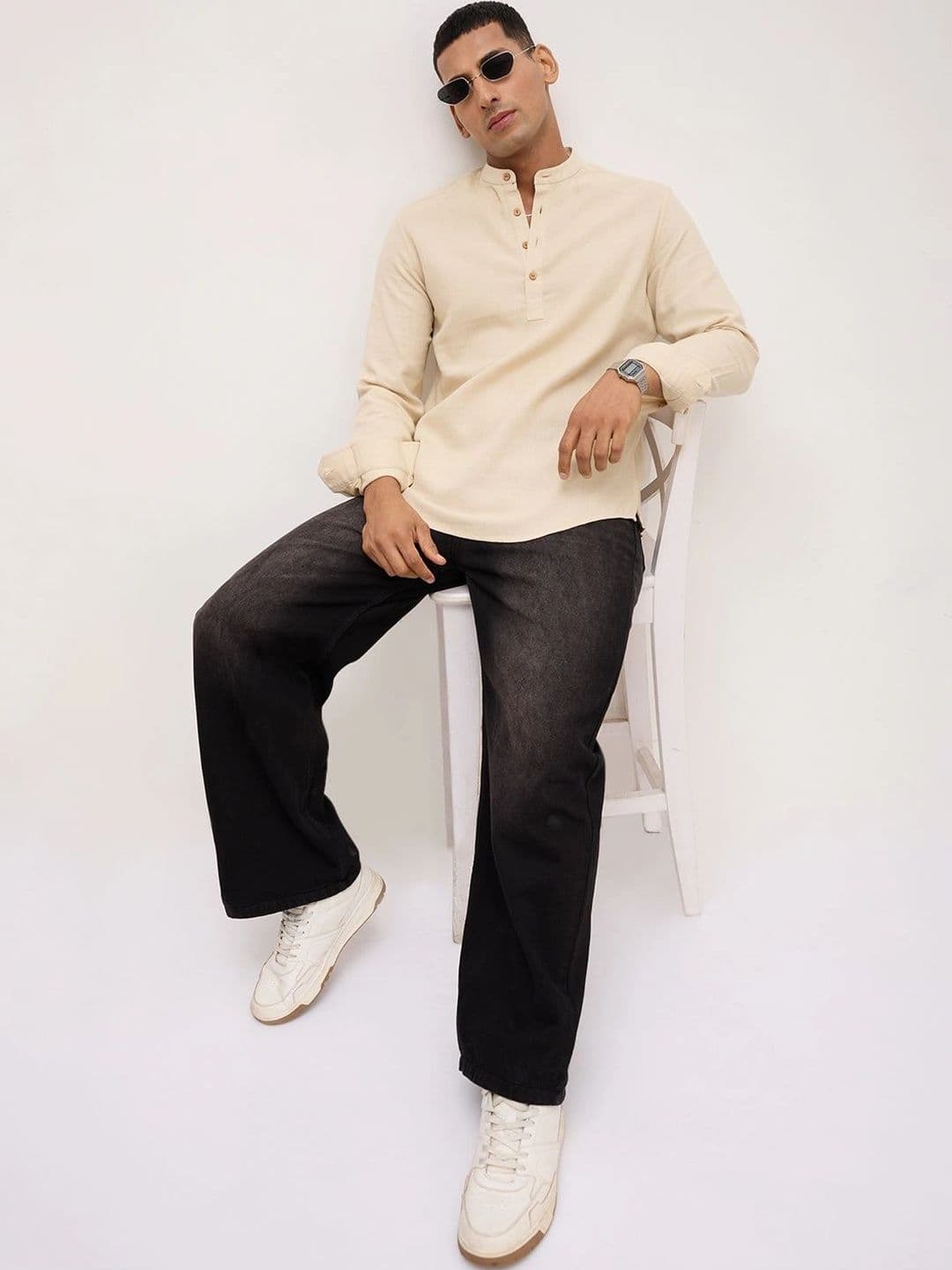 VASTRADO Men Kurta thumbnail 3