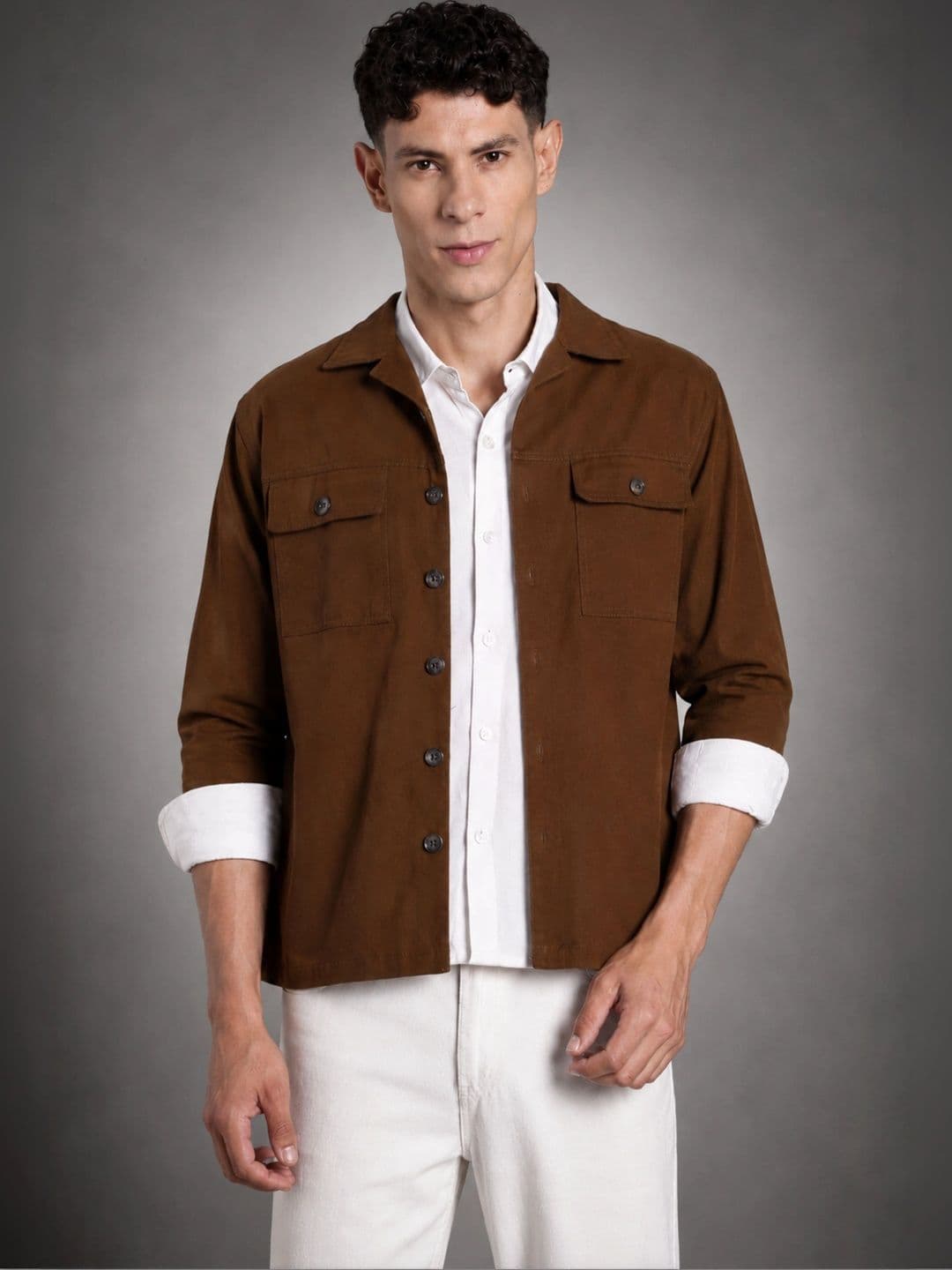 7TH LEGION Men Relaxed Fit Solid Casual Shirt - view 1
