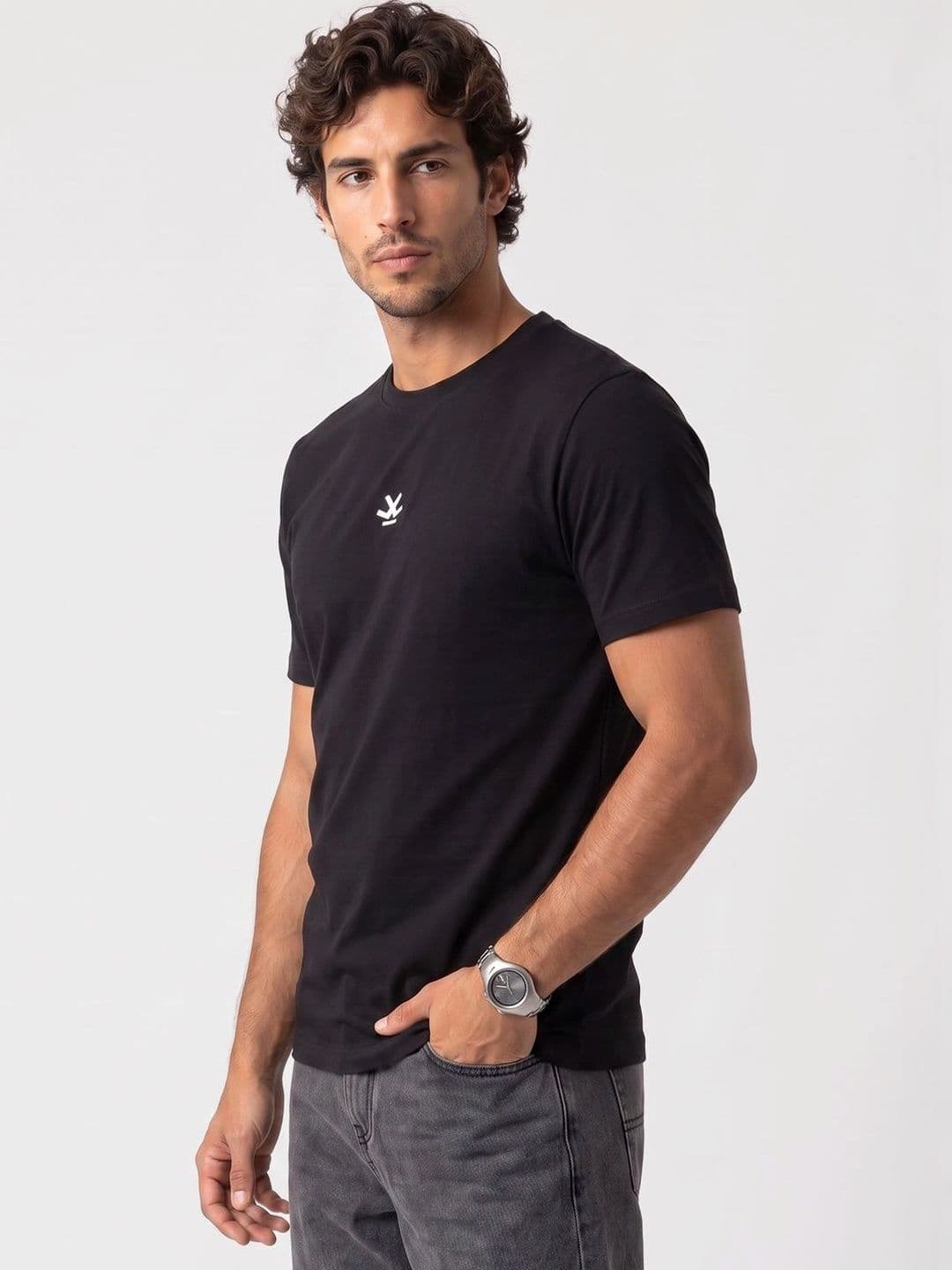 WROGN Men Brand Logo Printed T-shirt thumbnail 2