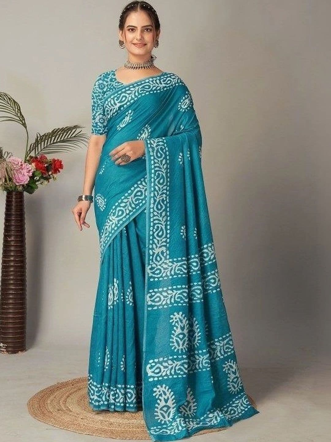 Moda Rapido Pure Cotton Saree - view 1