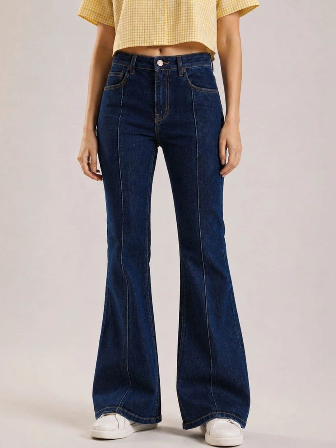 VARNI ENTERPRISE Women Jean Bootcut High-Rise Stretchable Jeans - view 1