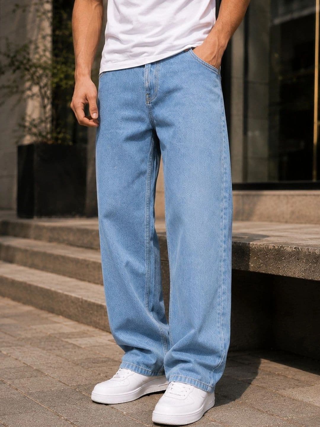 Moda Rapido Men Straight Fit Mid-Rise Stretchable Jeans thumbnail 2