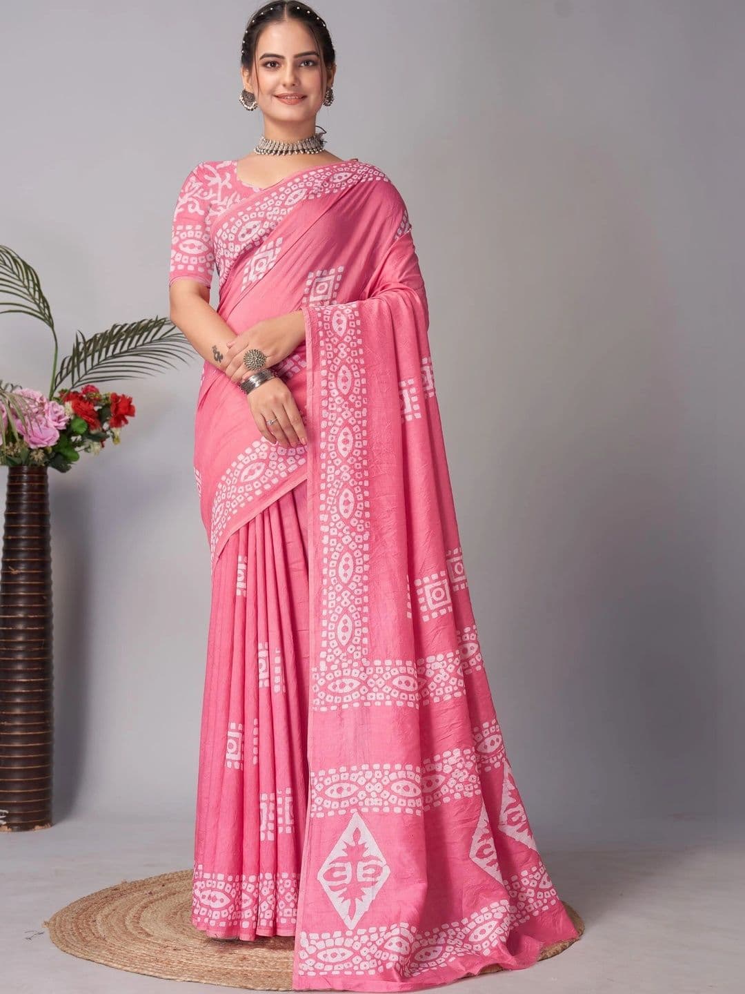 Moda Rapido Pure Cotton Saree - view 1