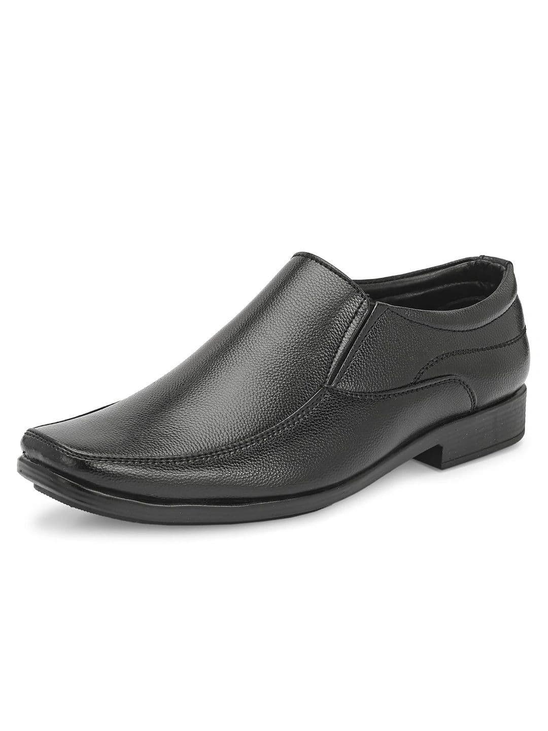 INVICTUS Men Textured Synthetic Leather Formal Slip-Ons thumbnail 4