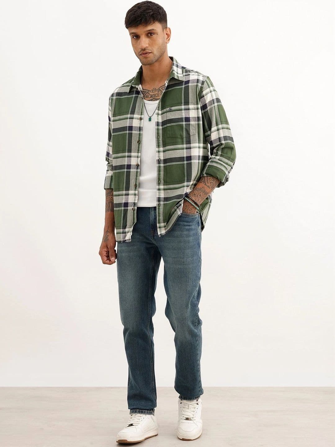 WROGN Men Checked Casual Shirt thumbnail 2