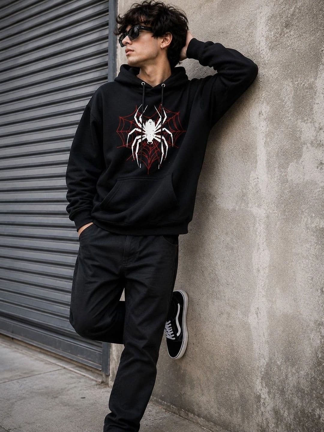 BRIEF CHICKADE Men Printed Hooded Sweatshirt thumbnail 2