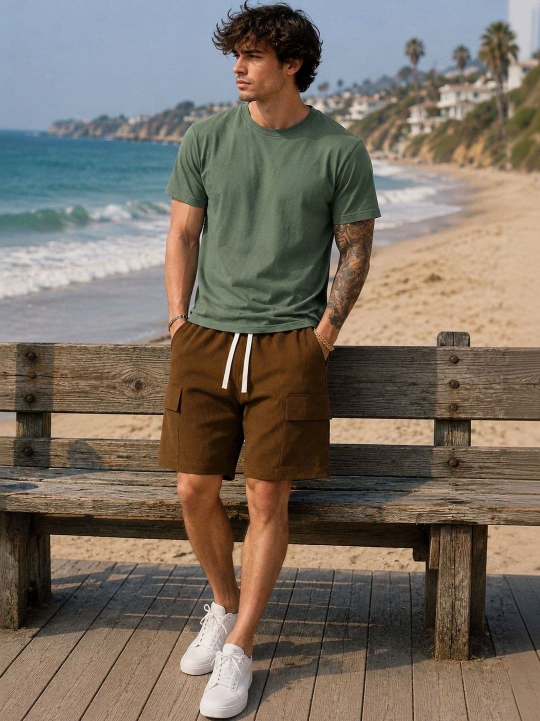 SAM AND GEO Men Cargo Shorts - view 1