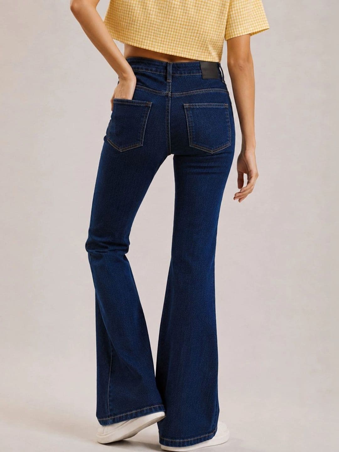 VARNI ENTERPRISE Women Jean Bootcut High-Rise Stretchable Jeans thumbnail 2