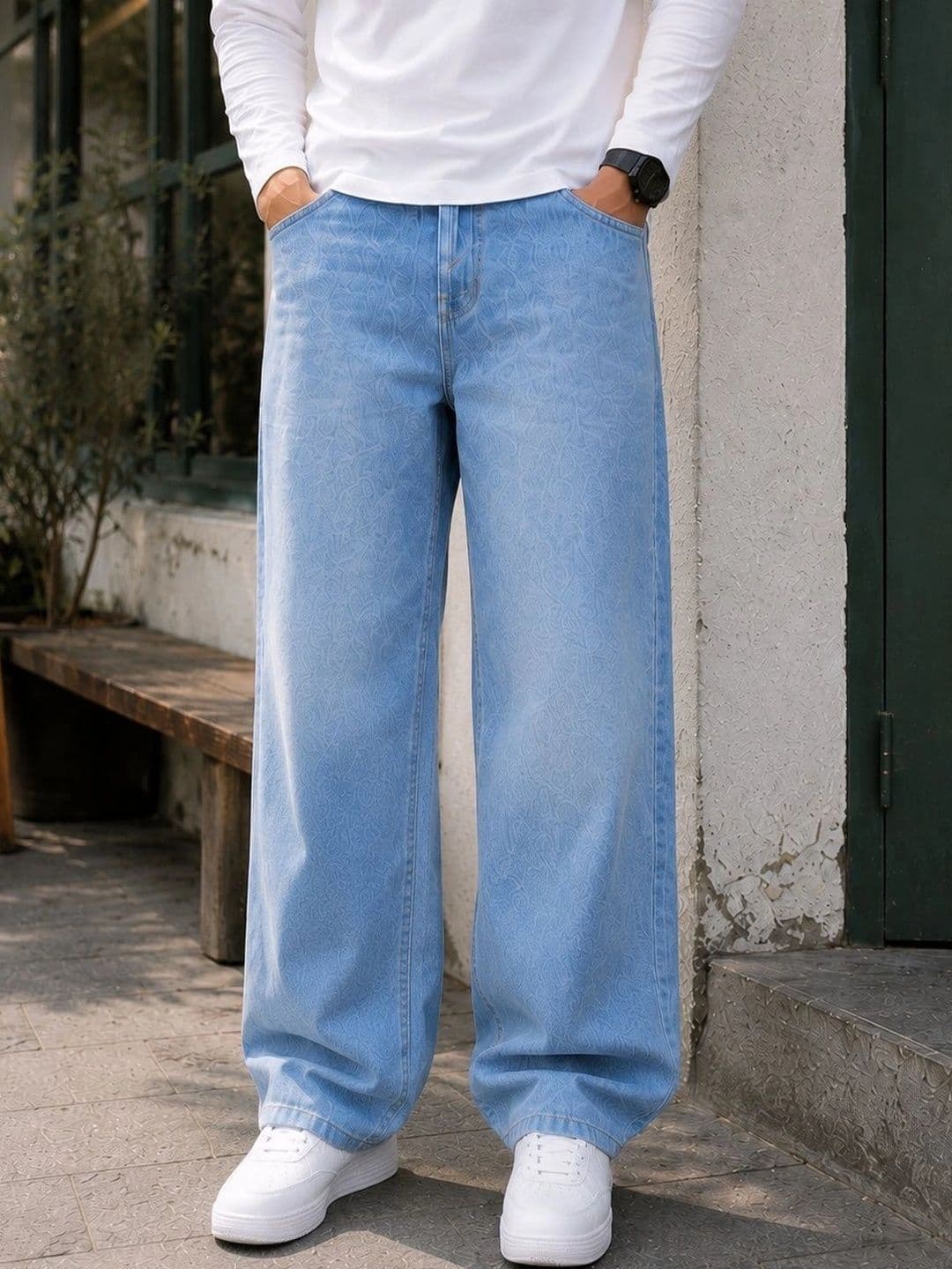 Moda Rapido Men Straight Fit Mid-Rise Stretchable Jeans - view 1