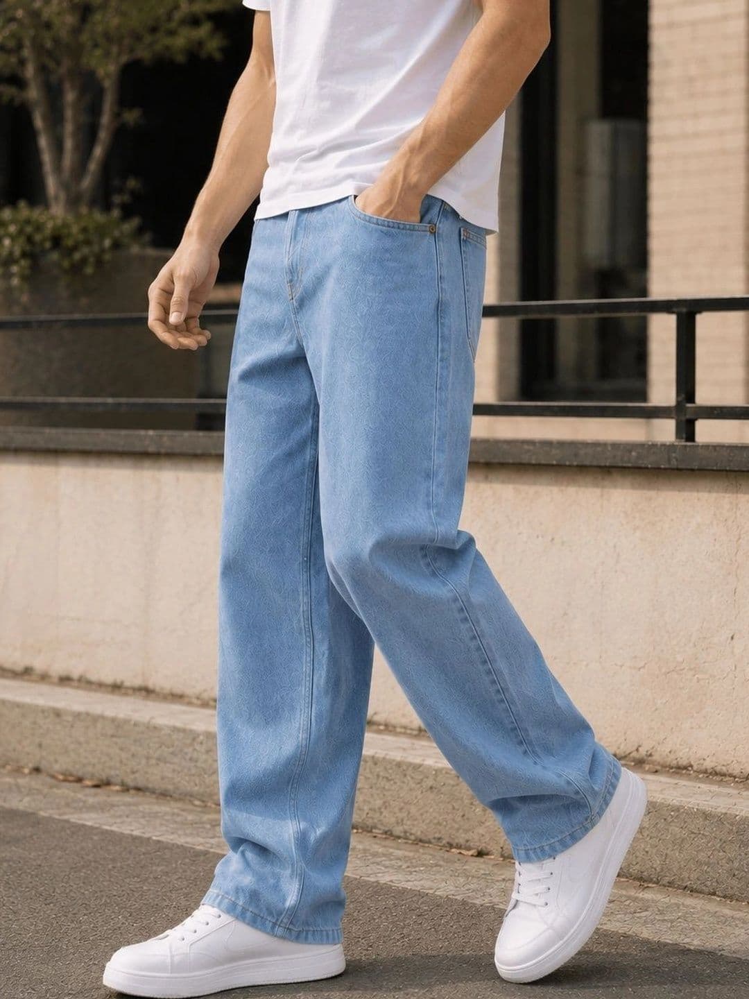 Moda Rapido Men Straight Fit Mid-Rise Stretchable Jeans thumbnail 3