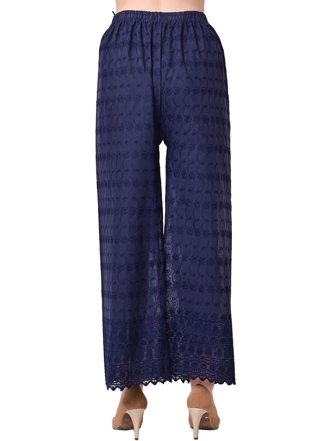 Letz Dezine Women Embroidered Ethnic Palazzos thumbnail 2