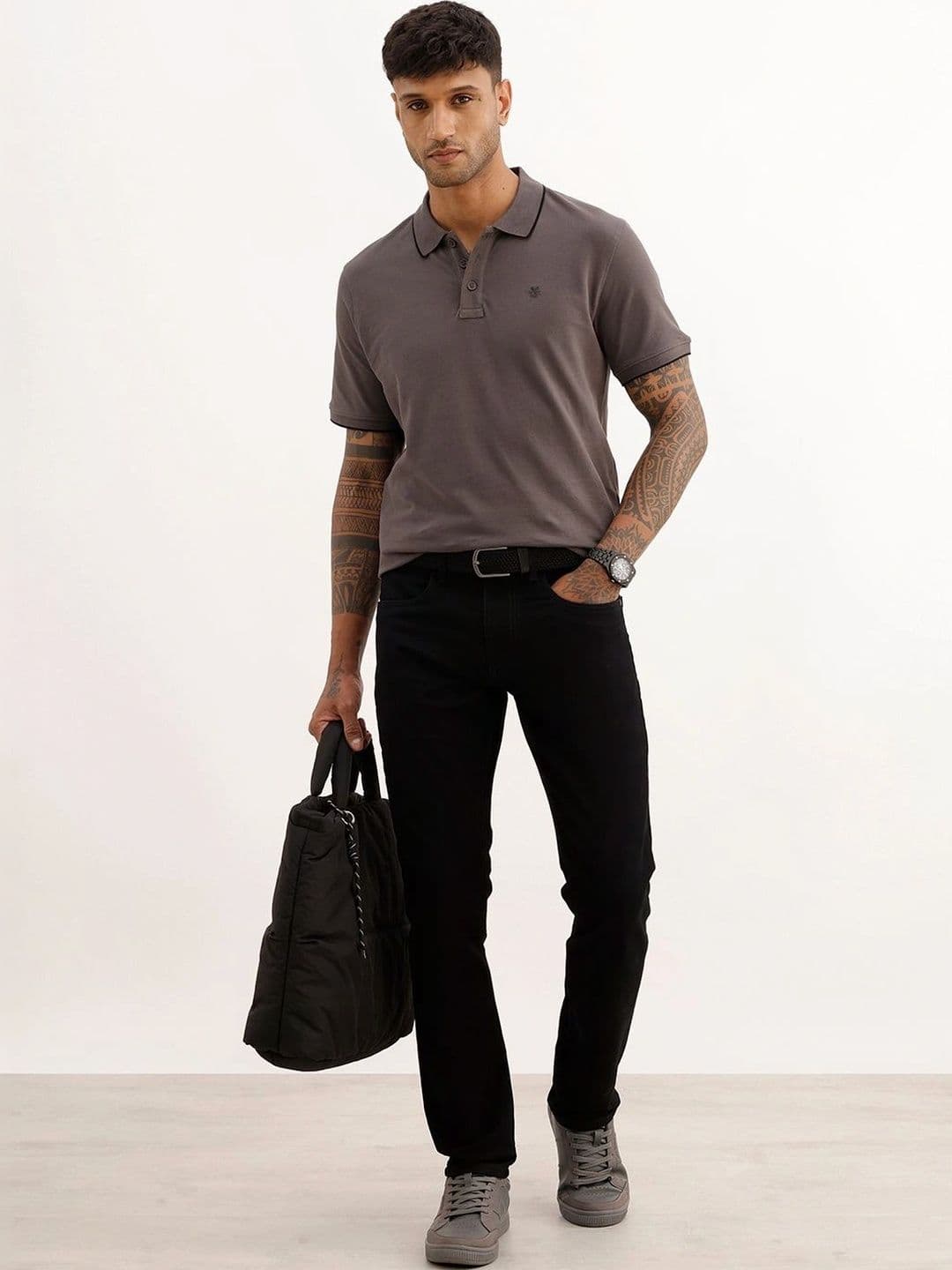 WROGN Men Slim Fit High-Rise Stretchable Jeans thumbnail 5