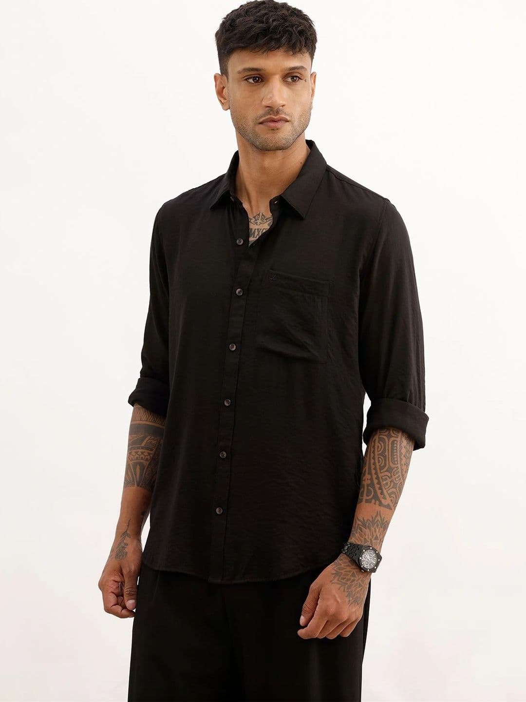 WROGN Men Slim Fit Casual Shirt thumbnail 2