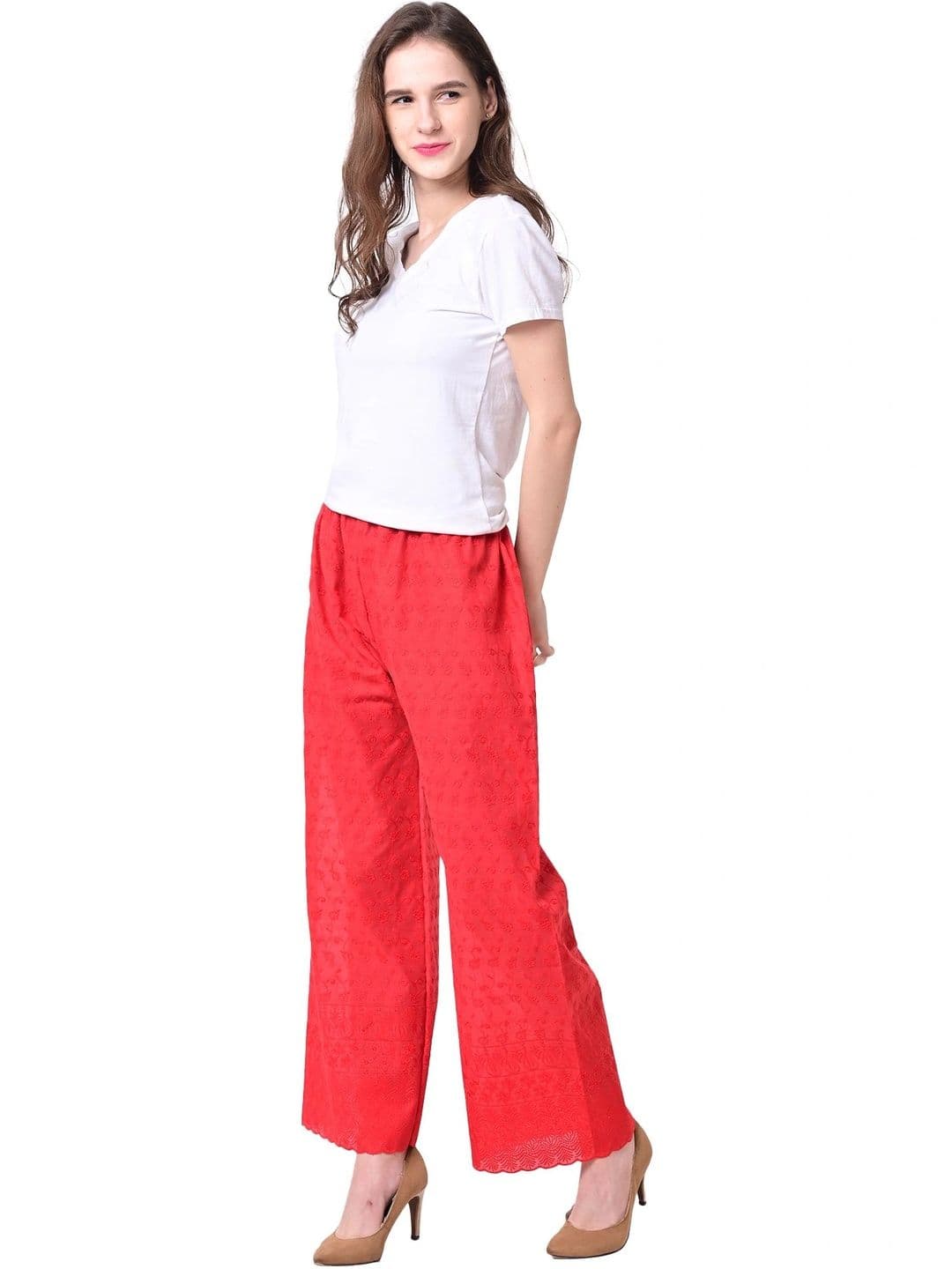 Letz Dezine Women Embroidered Ethnic Palazzos thumbnail 2