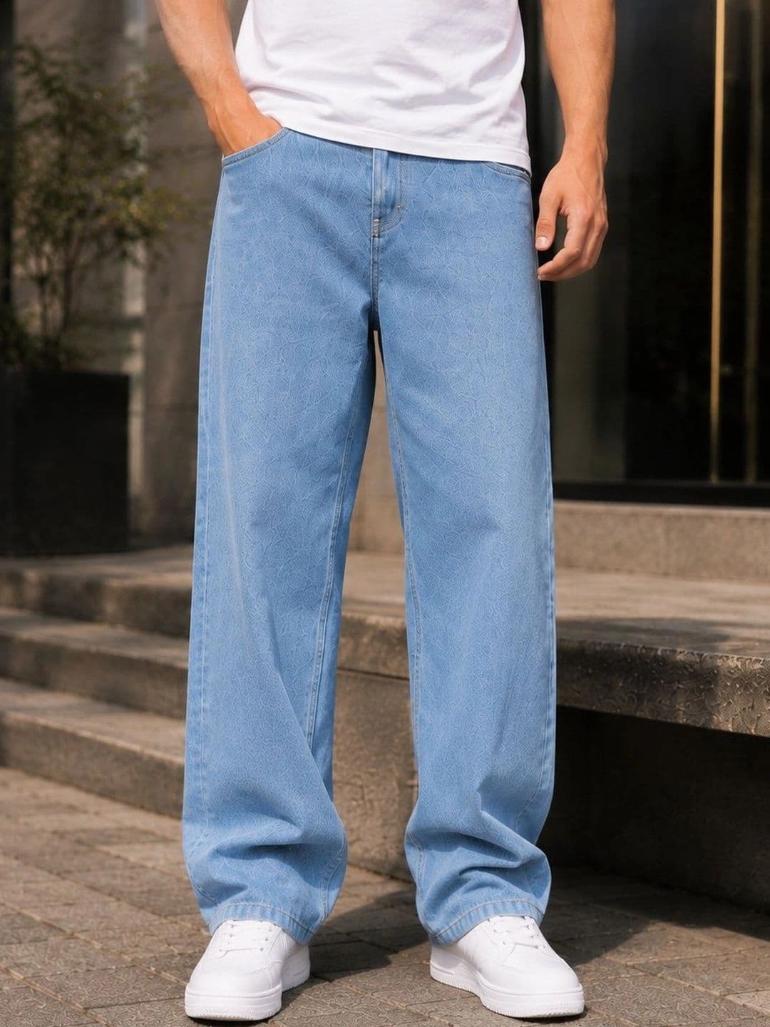 Moda Rapido Men Straight Fit Mid-Rise Stretchable Jeans - view 1