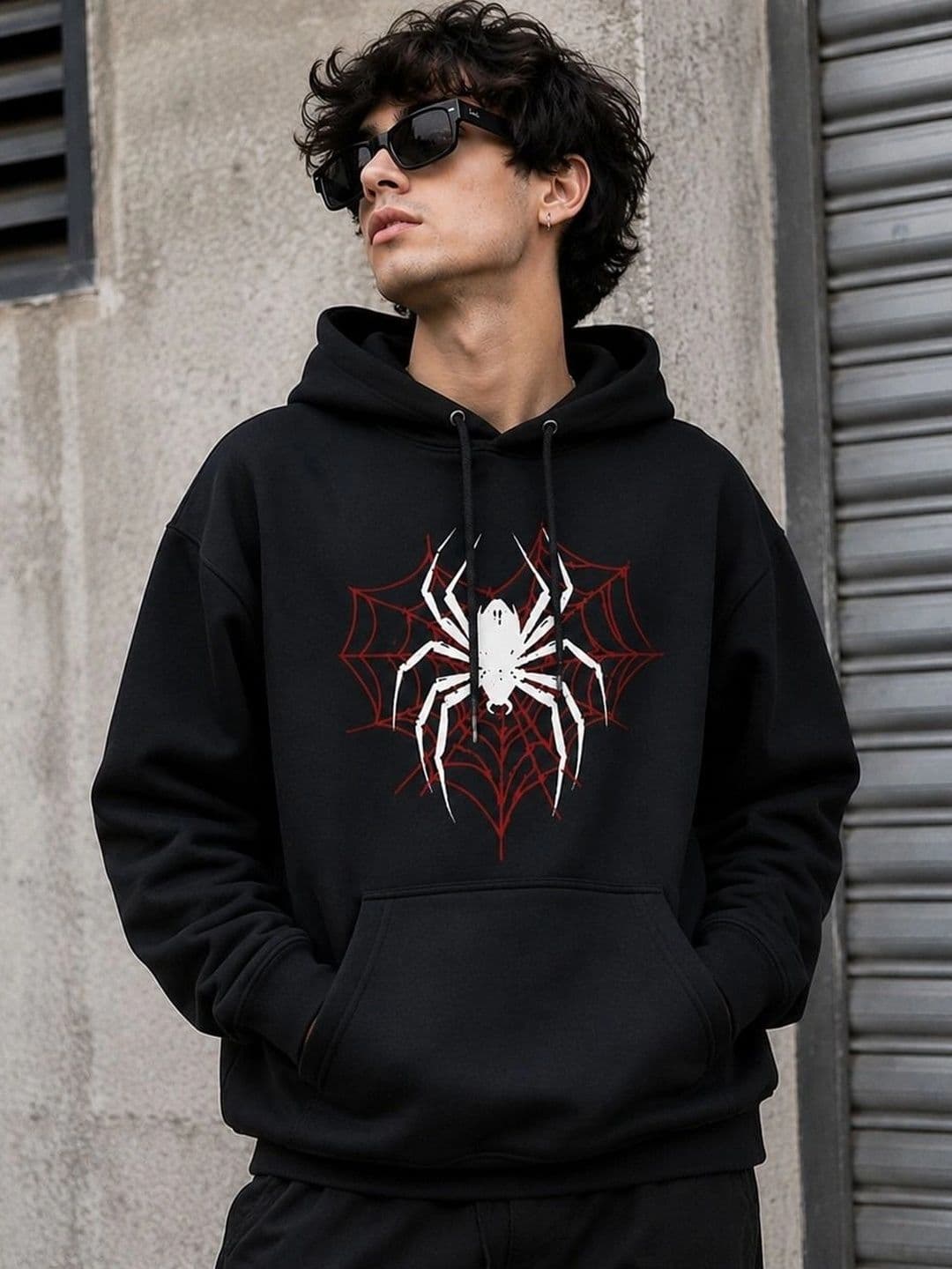 BRIEF CHICKADE Men Printed Hooded Sweatshirt - view 1