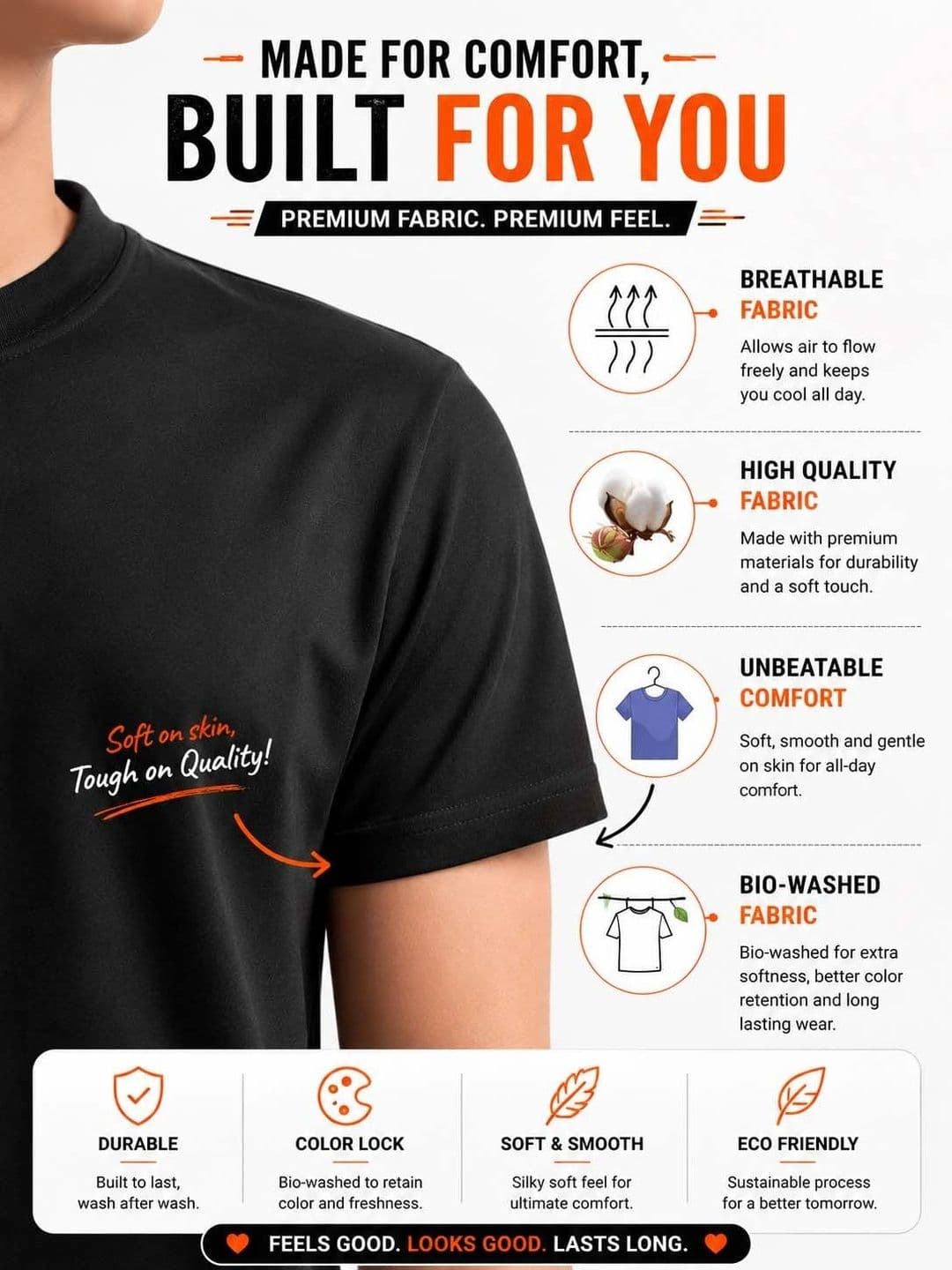Wise Trolley Men Typography Printed T-shirt thumbnail 3