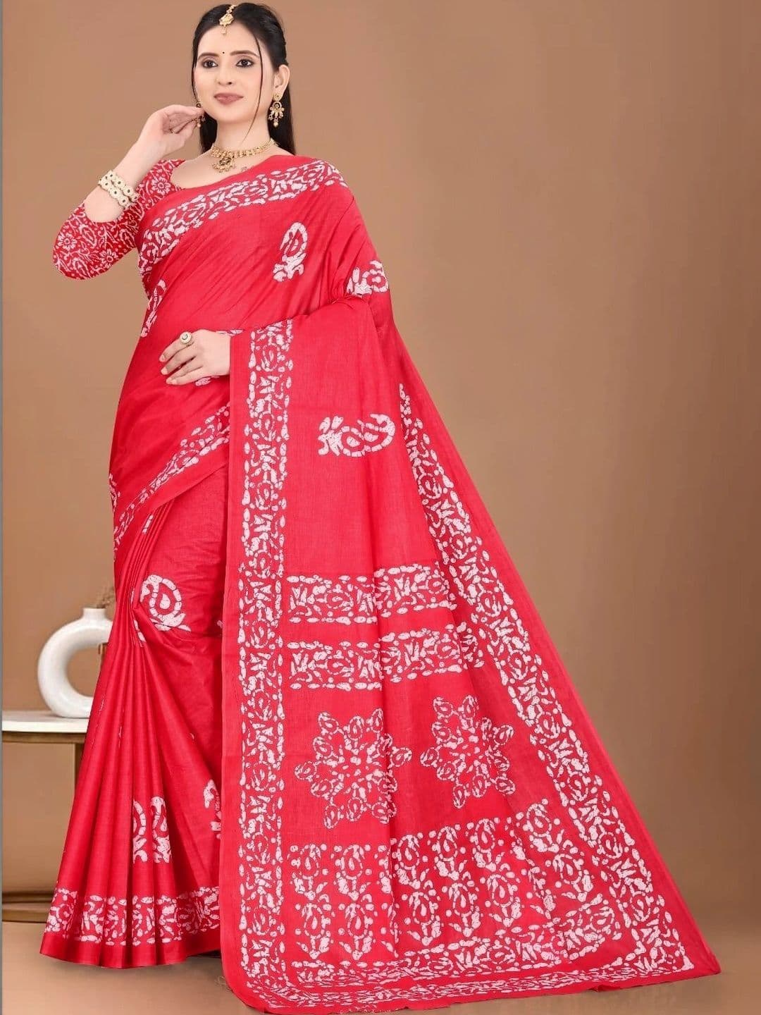 Moda Rapido Pure Cotton Saree thumbnail 5
