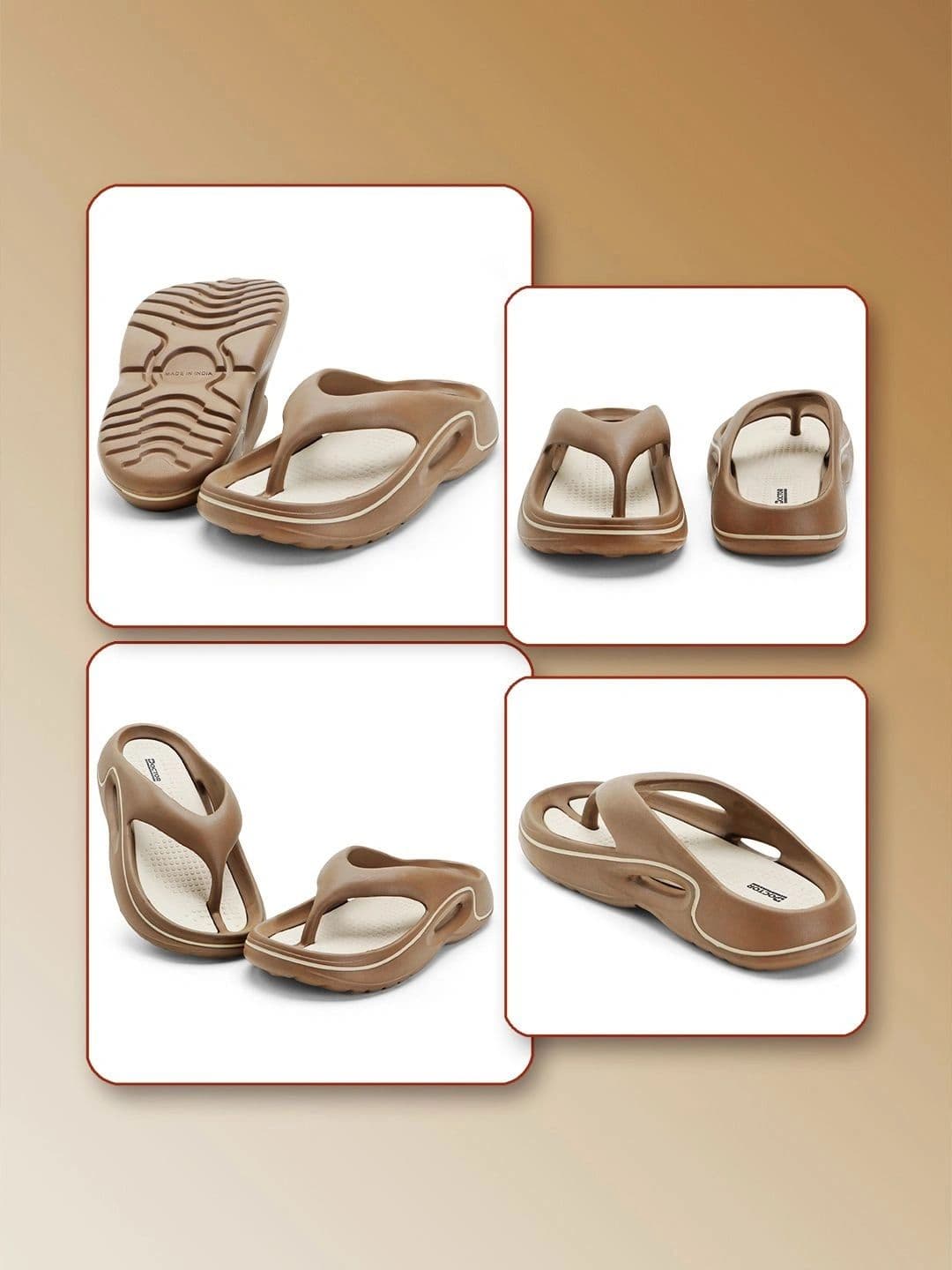 DOCTOR HEALTH SUPER SOFT Men Thong Flip-Flops thumbnail 3