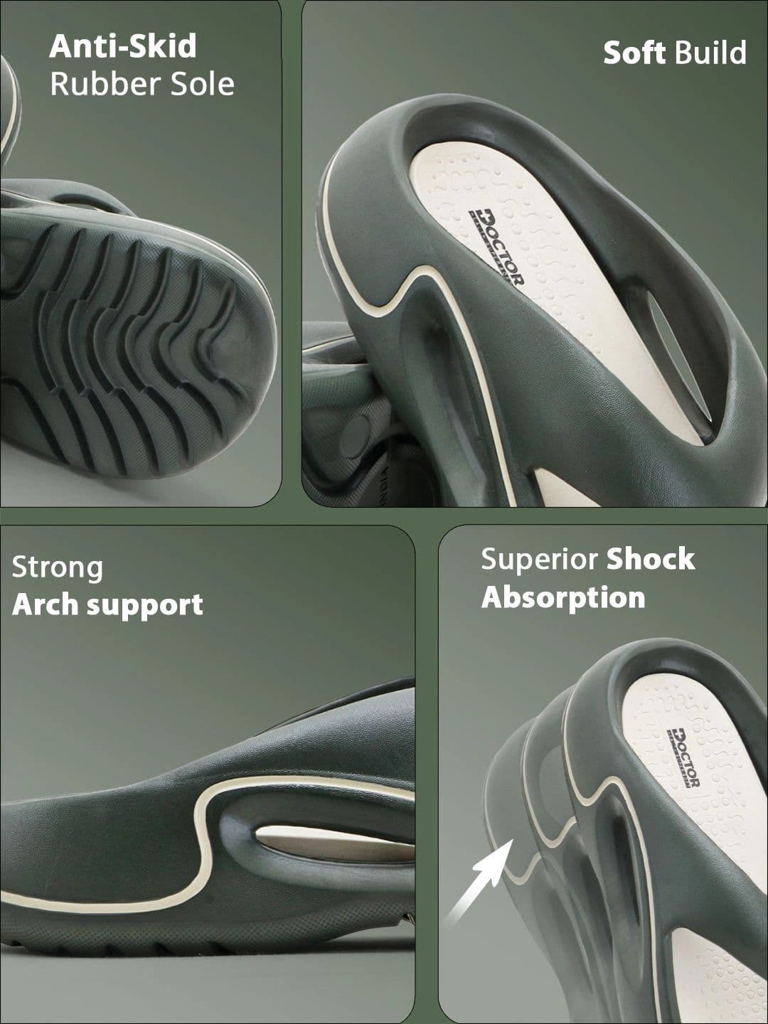 DOCTOR HEALTH SUPER SOFT Men Thong Flip-Flops thumbnail 5