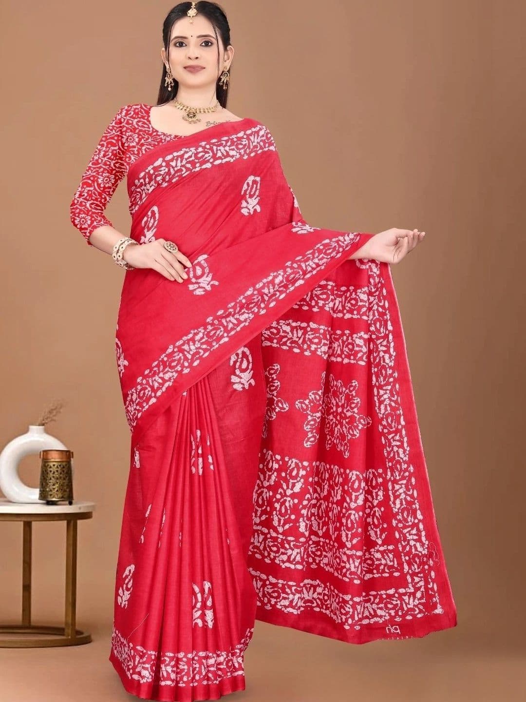 Moda Rapido Pure Cotton Saree - view 1
