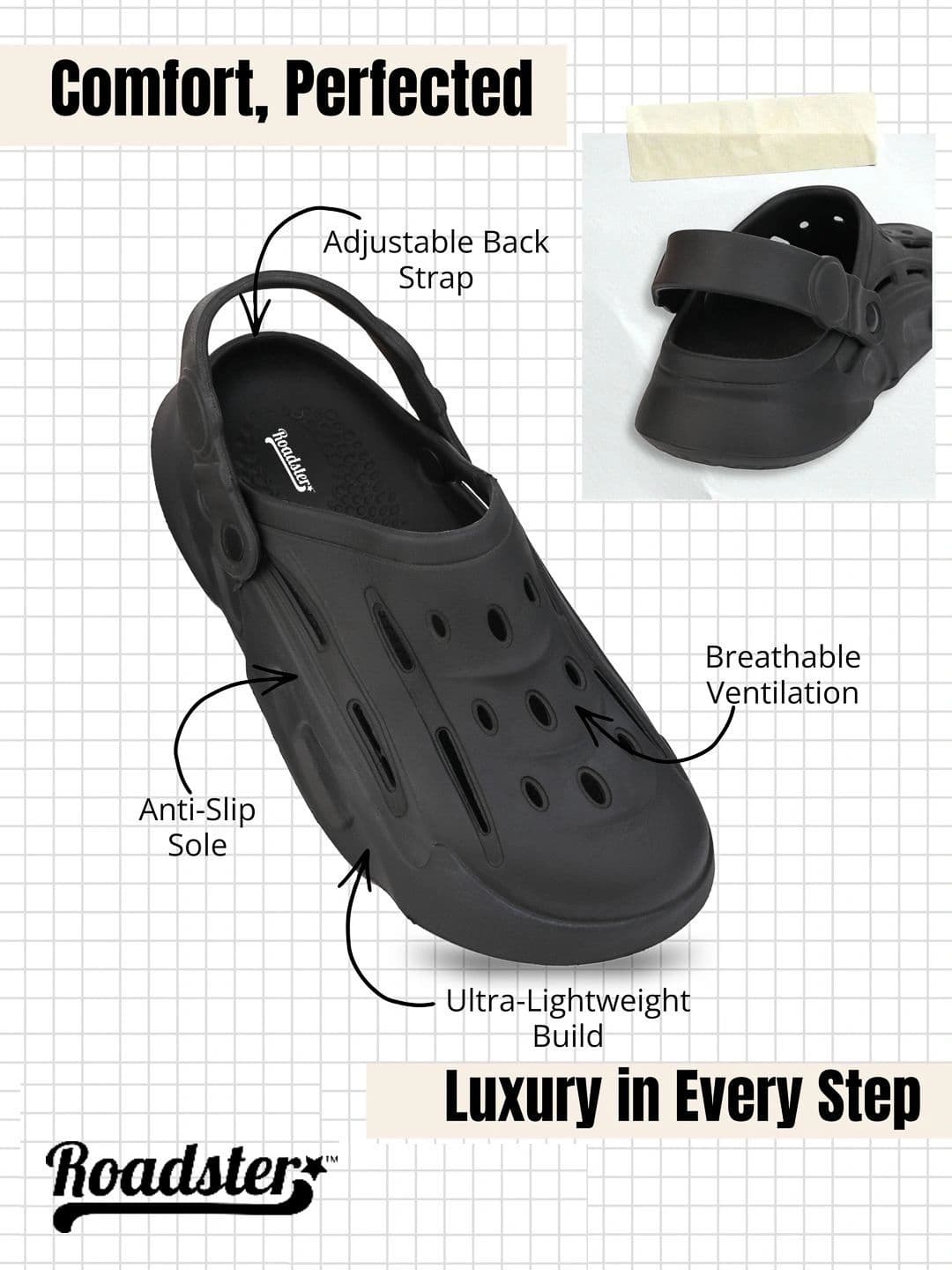 Roadster Men Croslite Clogs thumbnail 2