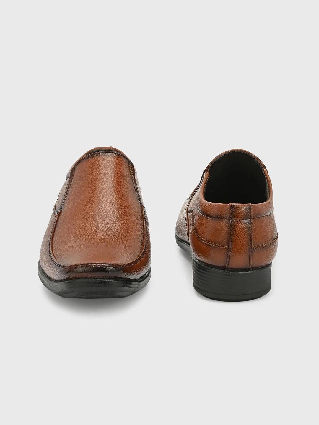 INVICTUS Men Textured Synthetic Leather Formal Slip-Ons thumbnail 2
