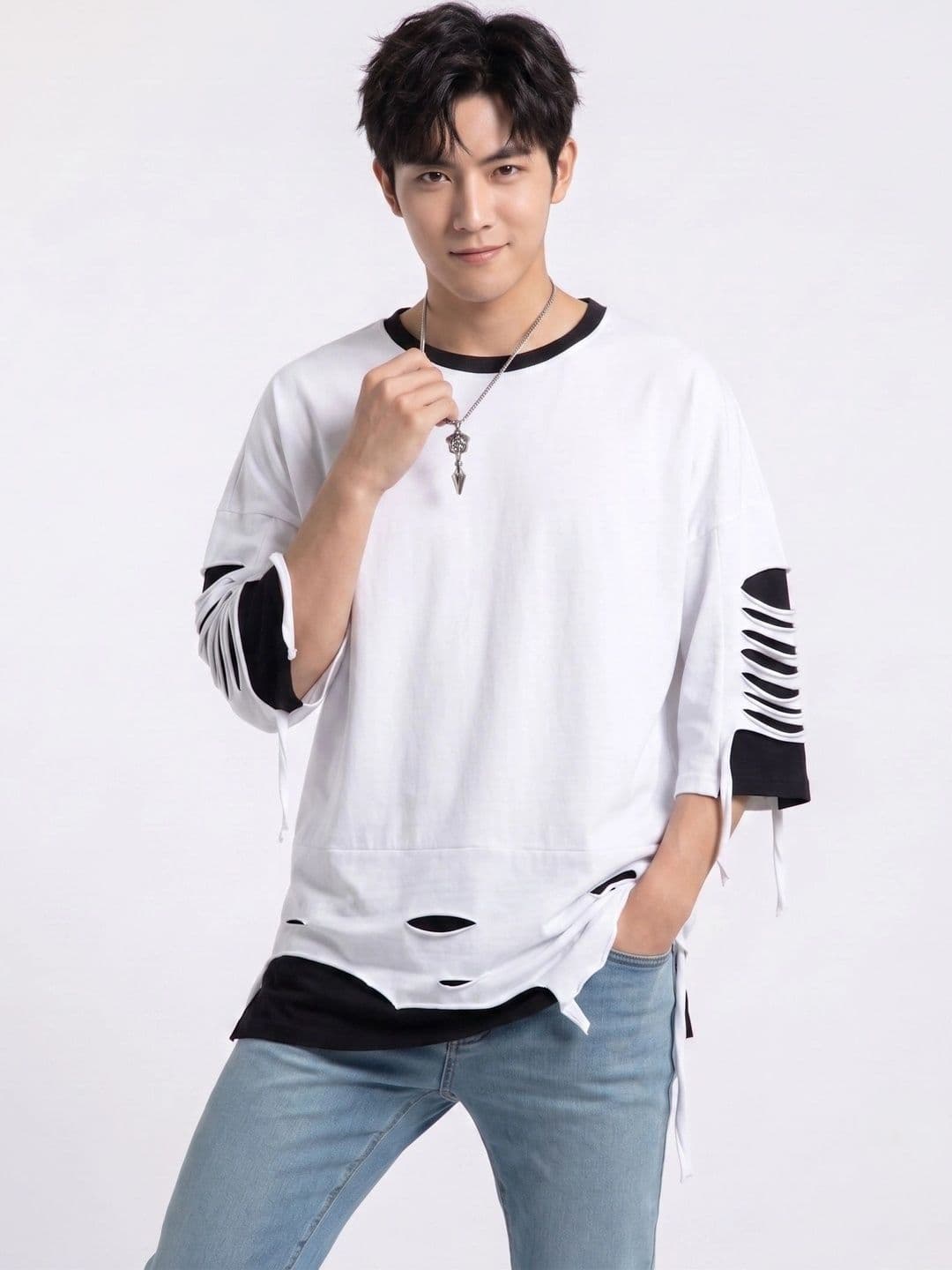 A2R FASHION Men Colourblocked T-shirt - view 1