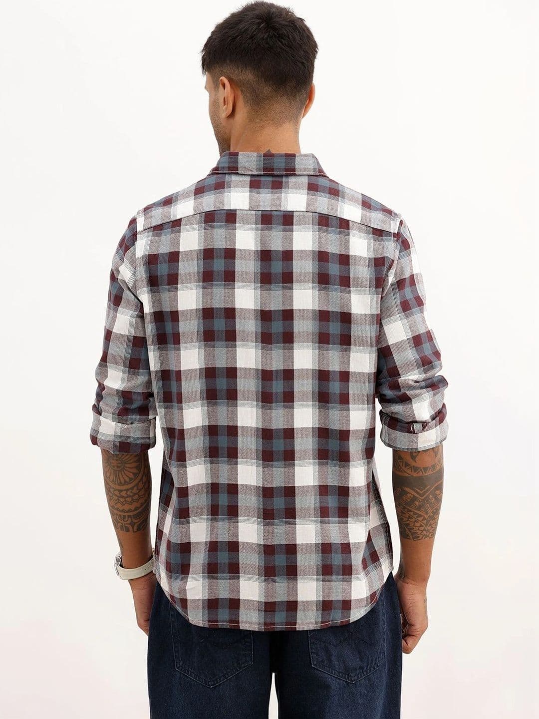 WROGN Men Checked Casual Shirt thumbnail 3