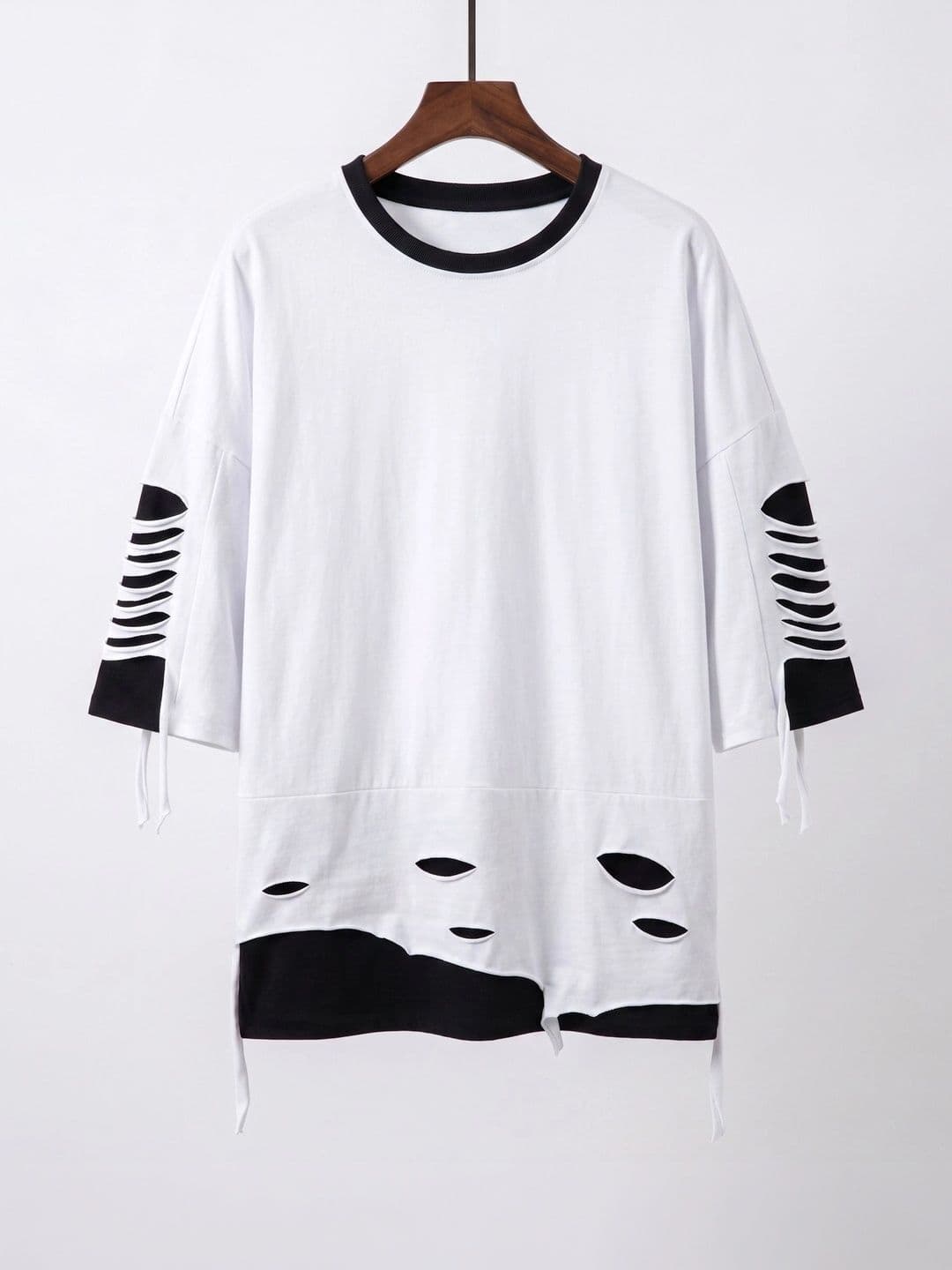 A2R FASHION Men Colourblocked T-shirt thumbnail 7