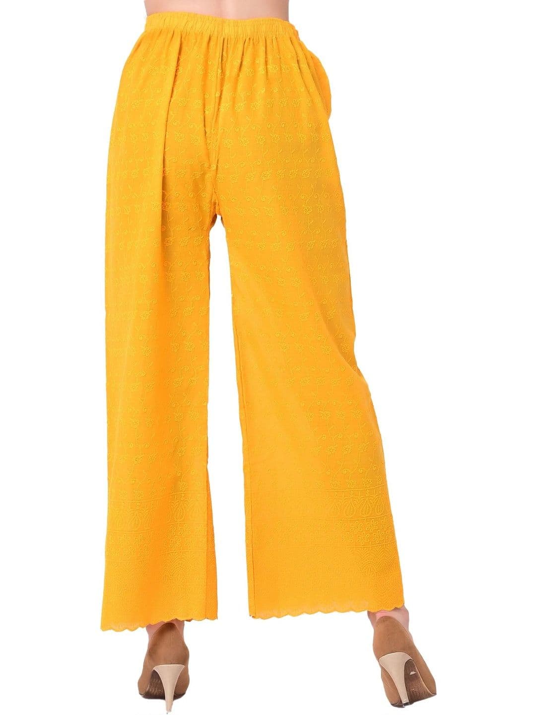 Letz Dezine Women Wide-Leg Palazzo Pants with Elastic Waistband - view 1