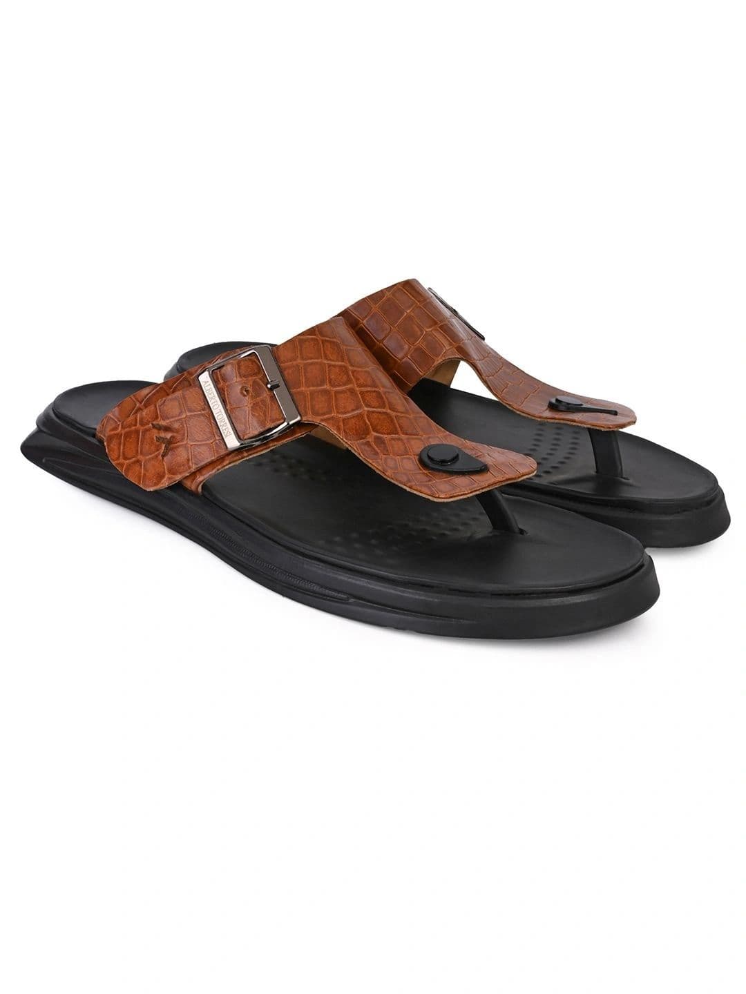 Alberto Torresi Men Embellished Thong Flip-Flops thumbnail 2