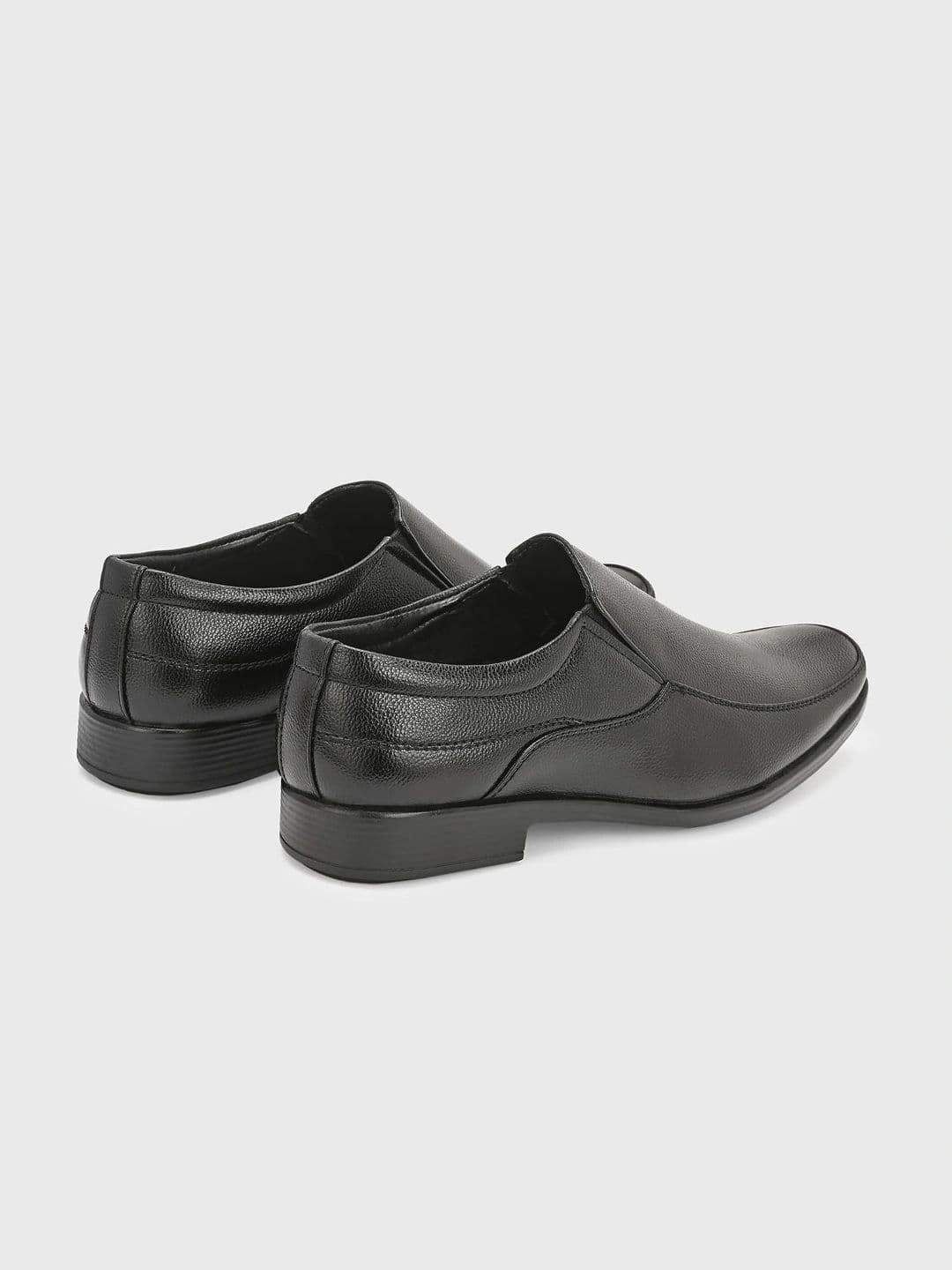 INVICTUS Men Textured Synthetic Leather Formal Slip-Ons thumbnail 6