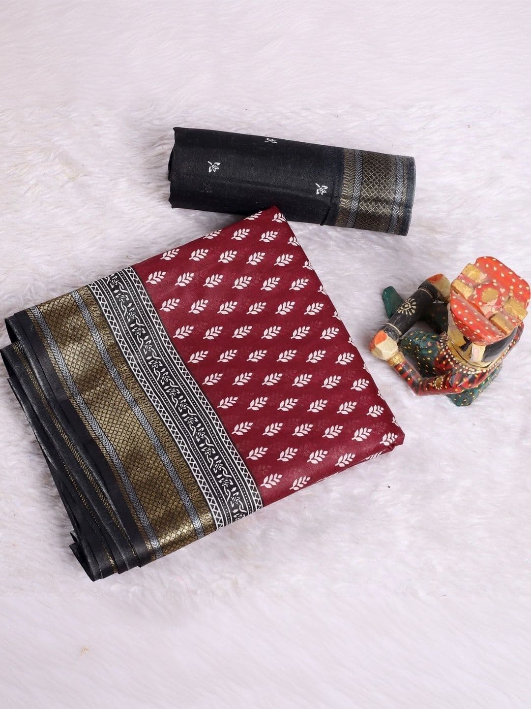Moda Rapido Pure Cotton Saree thumbnail 3