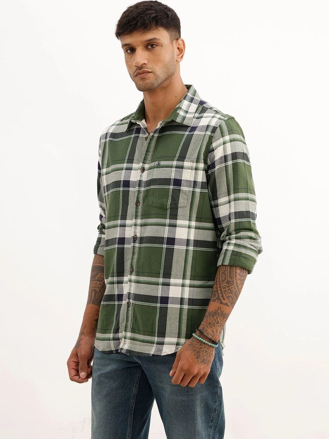 WROGN Men Checked Casual Shirt thumbnail 4