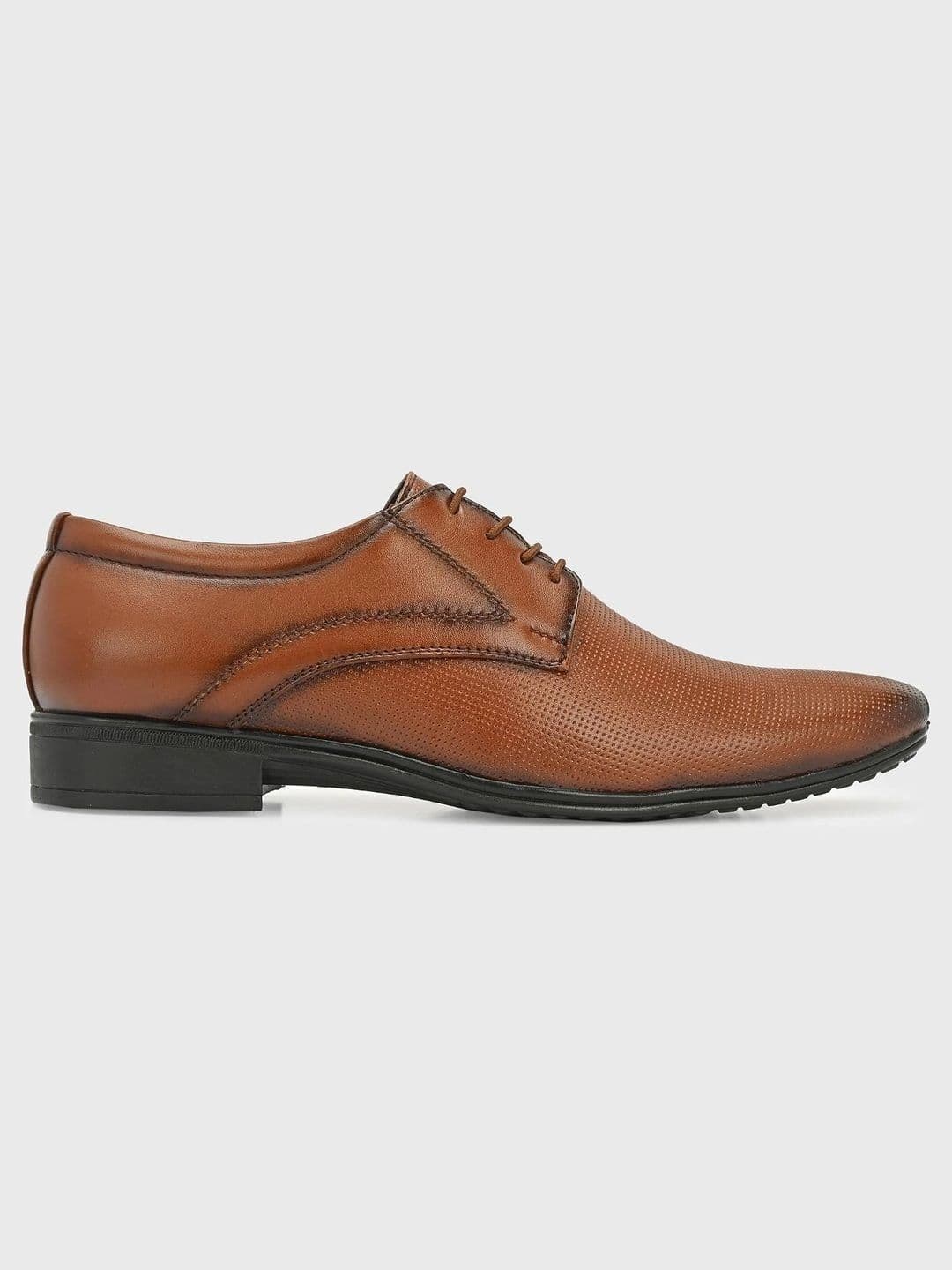 INVICTUS Men Textured Synthetic Leather Formal Derbys thumbnail 7