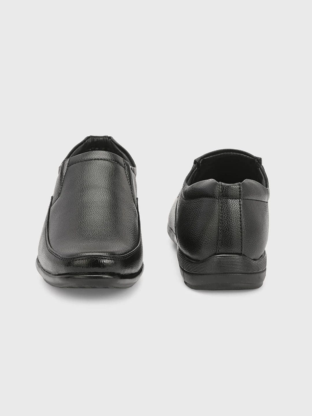 INVICTUS Men Textured Synthetic Leather Formal Slip-Ons thumbnail 4