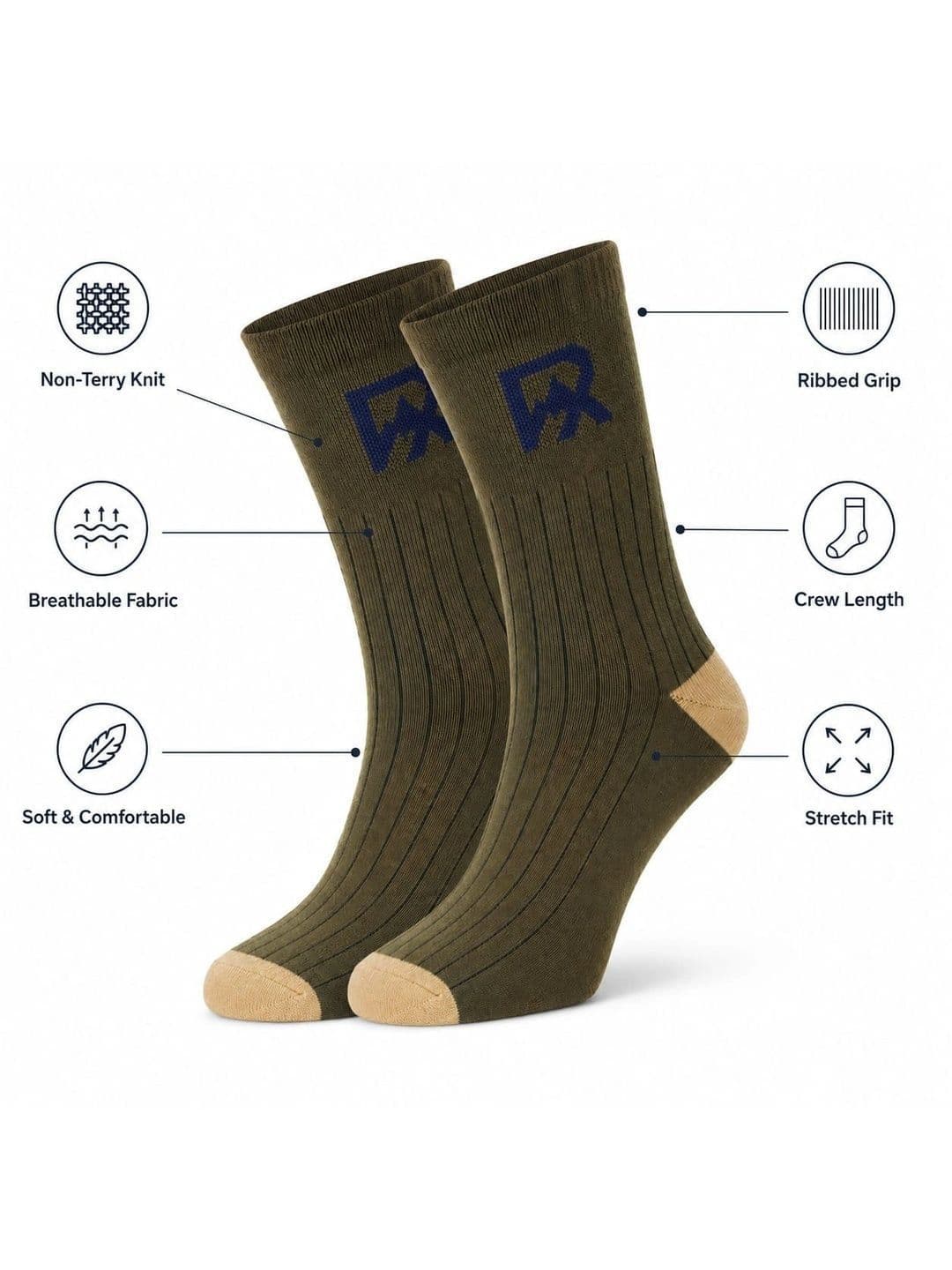 Roadster Men Pack of 4 Cotton Blend Assorted Striped Above Ankle Socks thumbnail 2