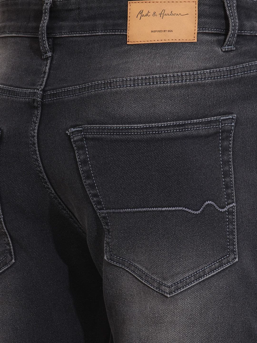 Mast & Harbour Men Straight Fit Light Fade Jeans thumbnail 6