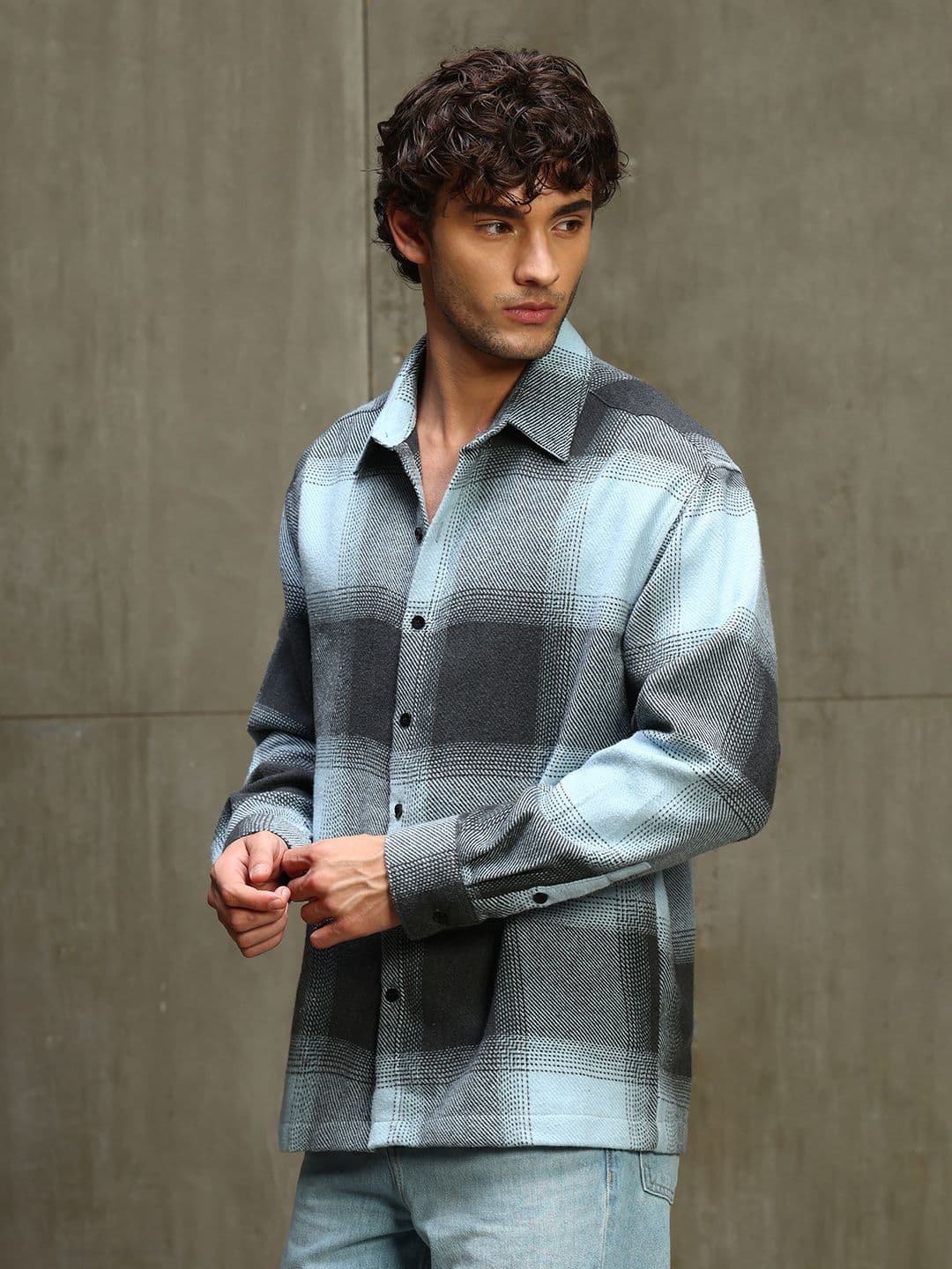 CAHOOT Men Relaxed Fit Tartan Checks Checked Casual Shirt thumbnail 5