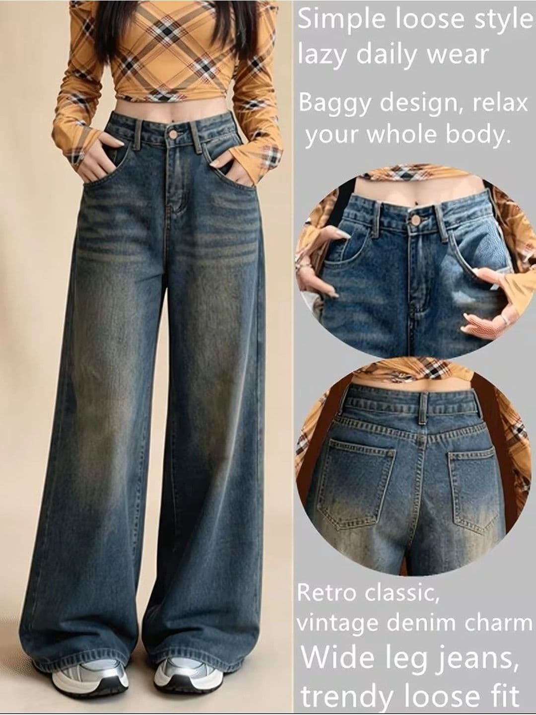 ESLITA Women High-Rise Light Fade Jeans thumbnail 2