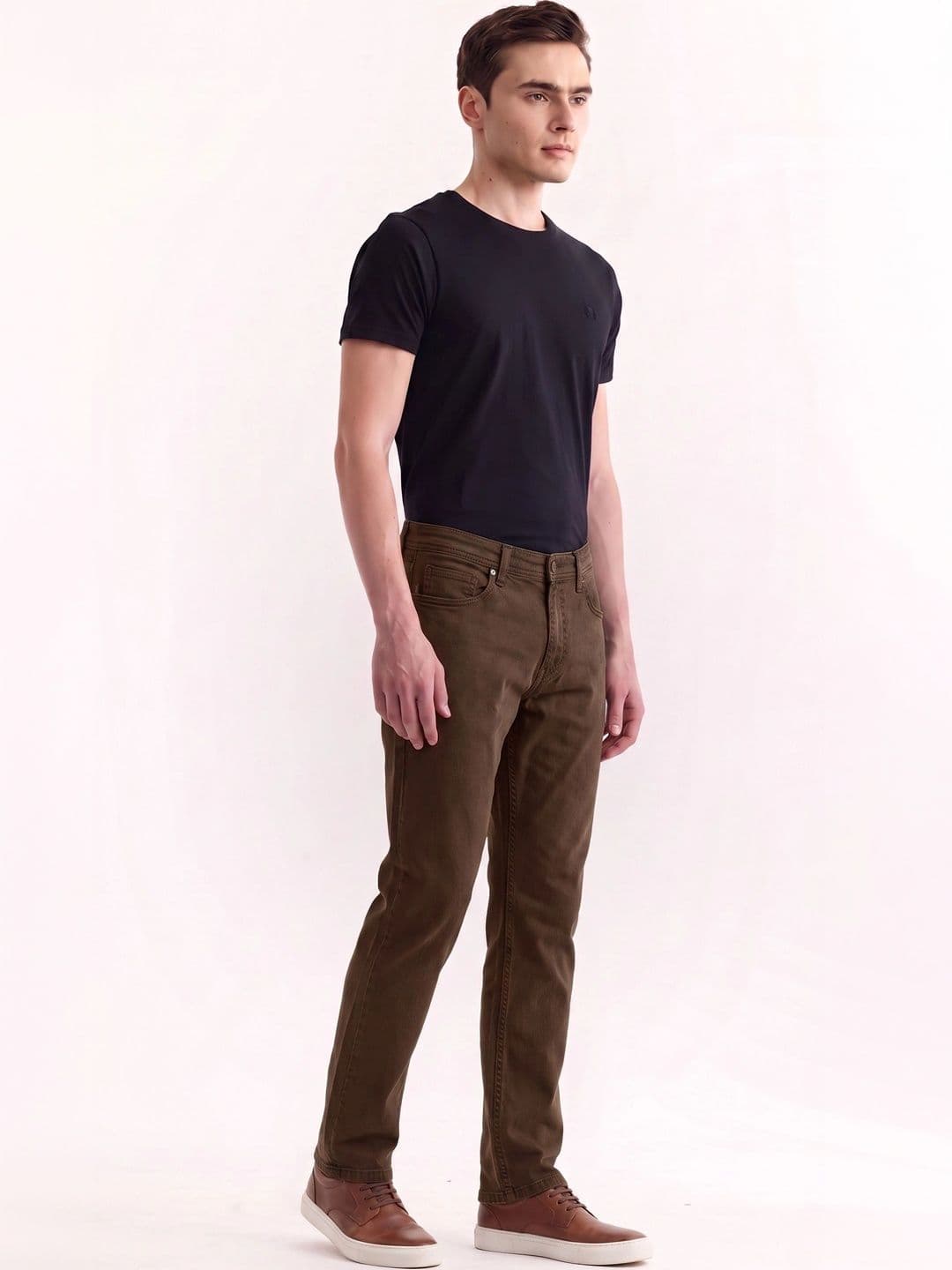 DAGERRFLY Men Slim Fit Mid-Rise Jeans thumbnail 2