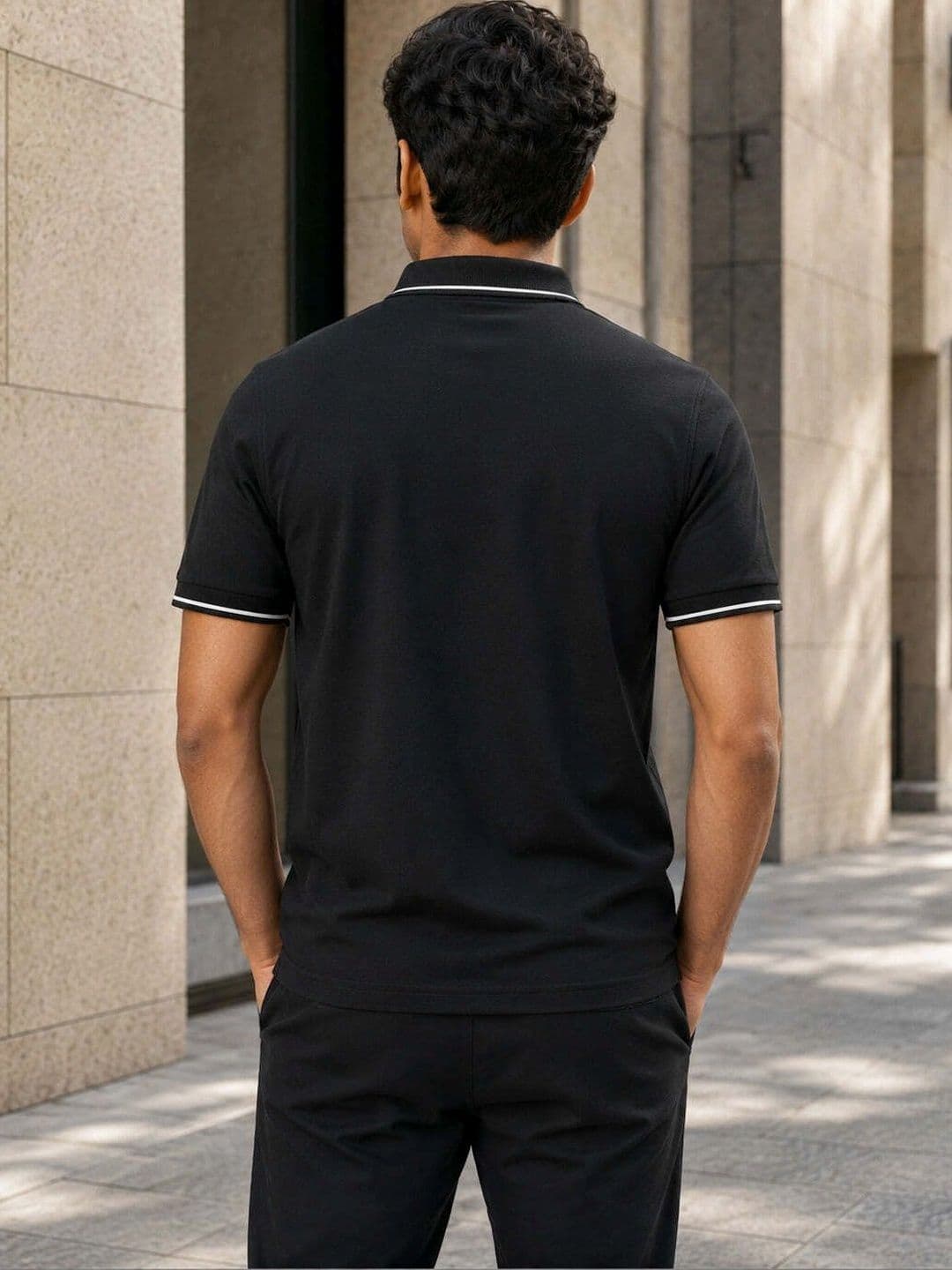 Warrior World Men Polo Collar Pure Cotton T-shirt thumbnail 6