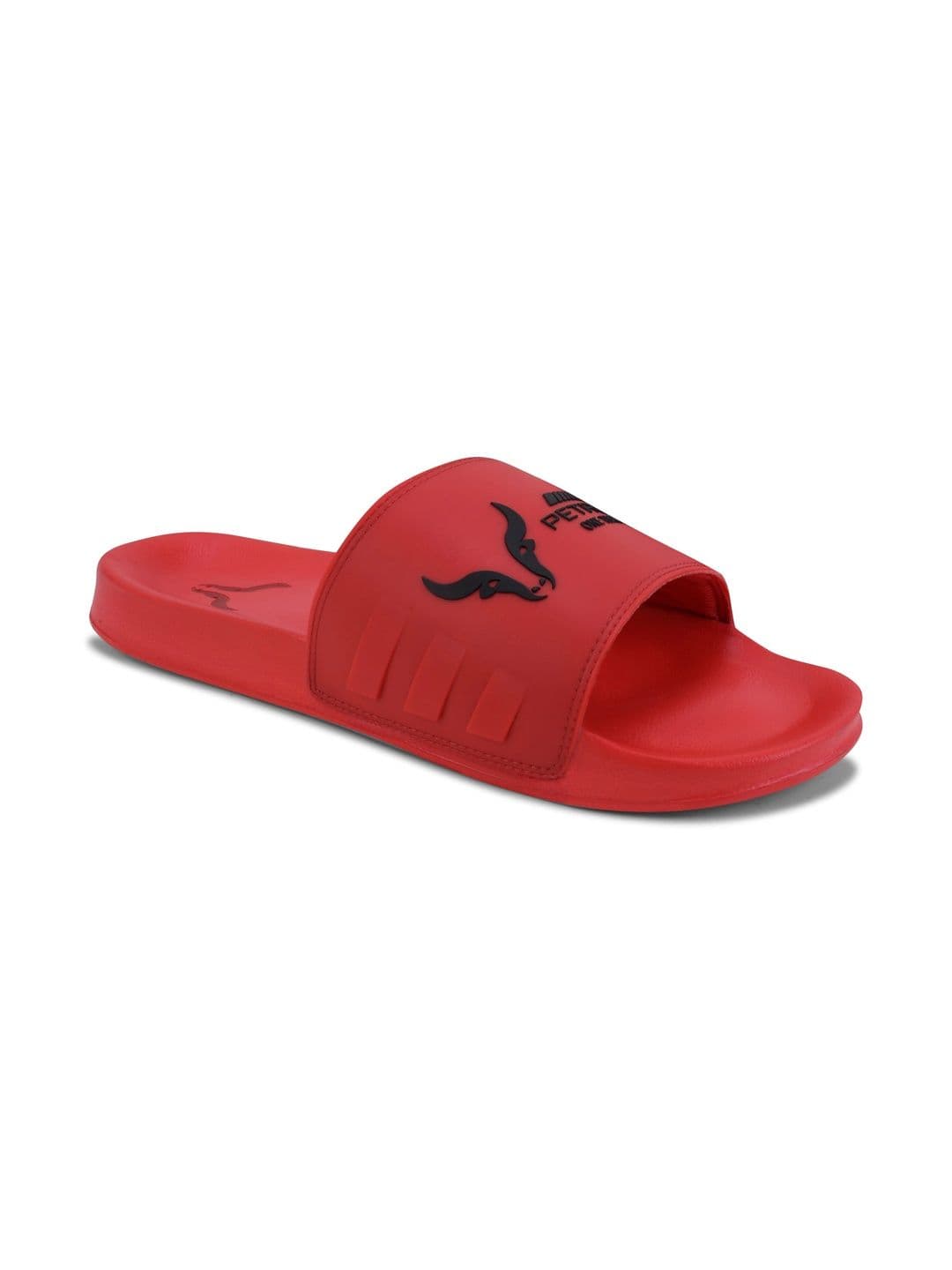 LIDDU Men Printed Slip-On Sliders thumbnail 4