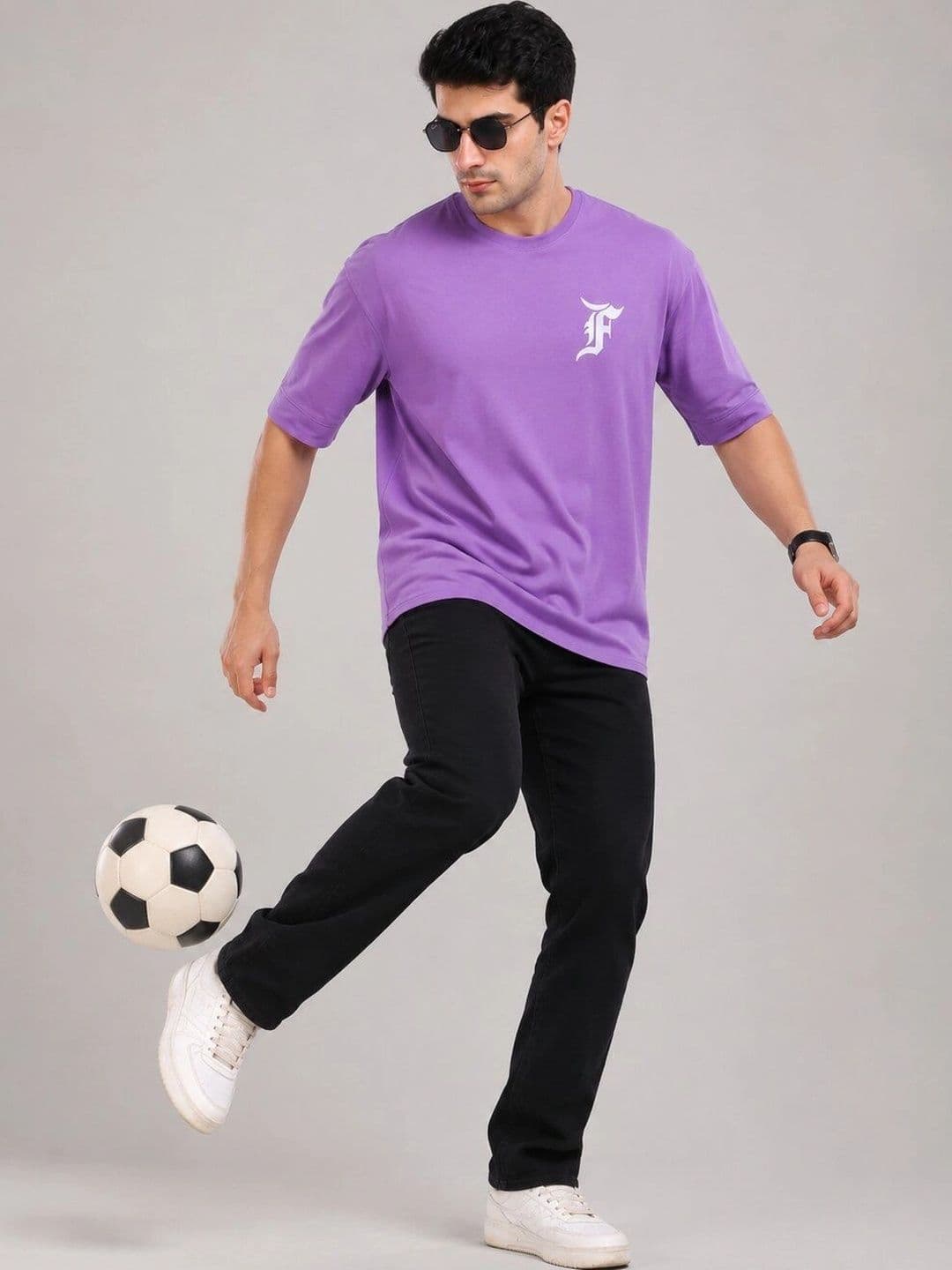 ISPIRIT Men Typography Printed Drop-Shoulder Sleeves T-shirt thumbnail 7