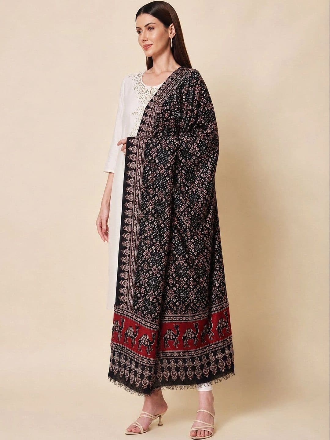 SONARIKA CREATION Ethnic Motifs Printed Block Print Dupatta thumbnail 2