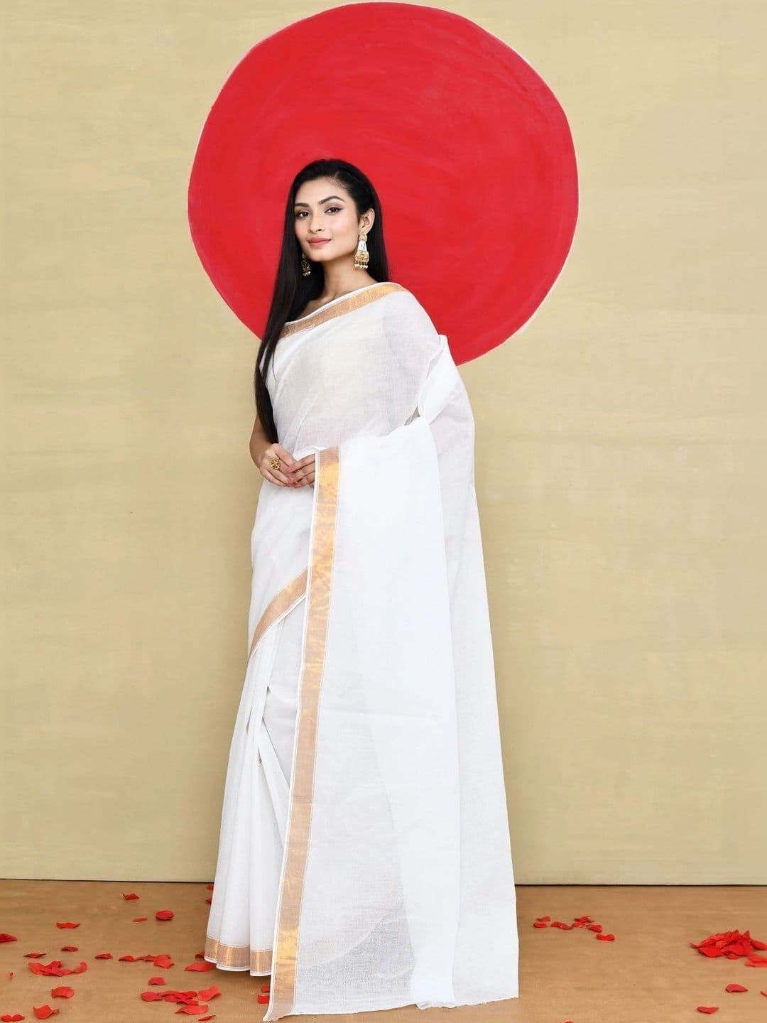 TANTSHREE Zari Pure Cotton Saree thumbnail 4