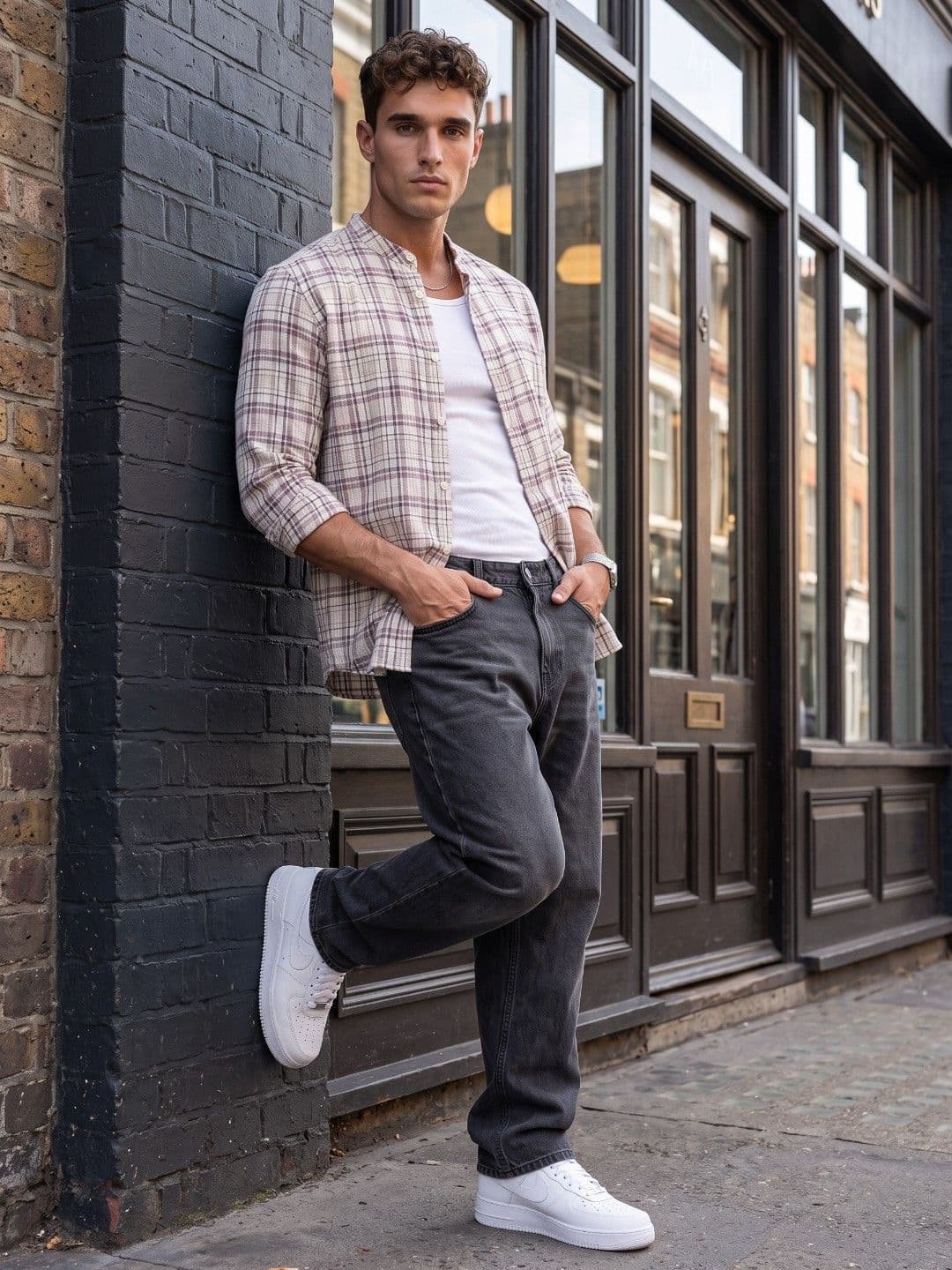 glitchez Checked Casual Shirt thumbnail 5